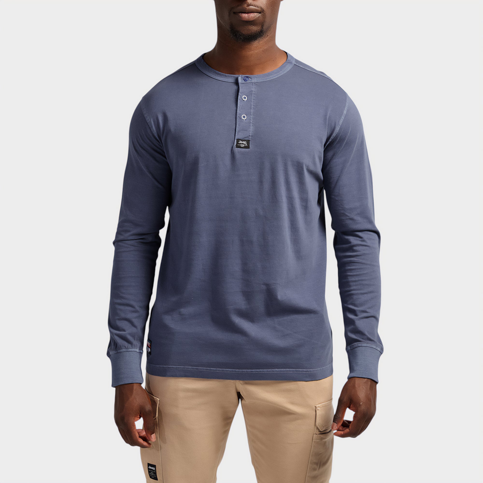 Long Sleeve Henley T-Shirt