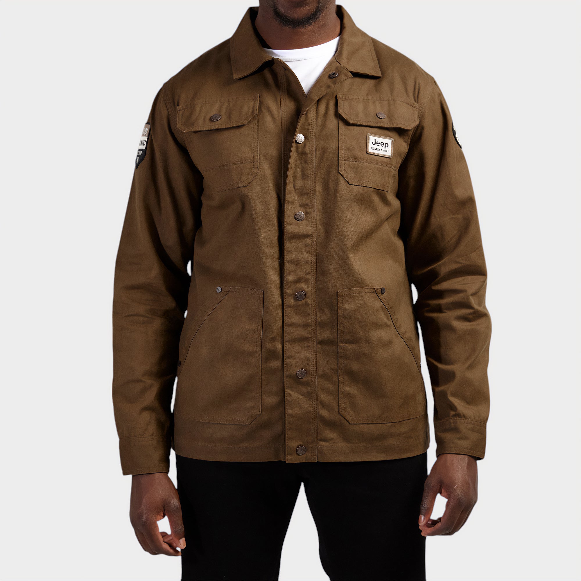 メンズウェア MARK&LONA (CD10-TSAJ (MCM-4A-AD51)) Waxed Canvas Moto Jacket