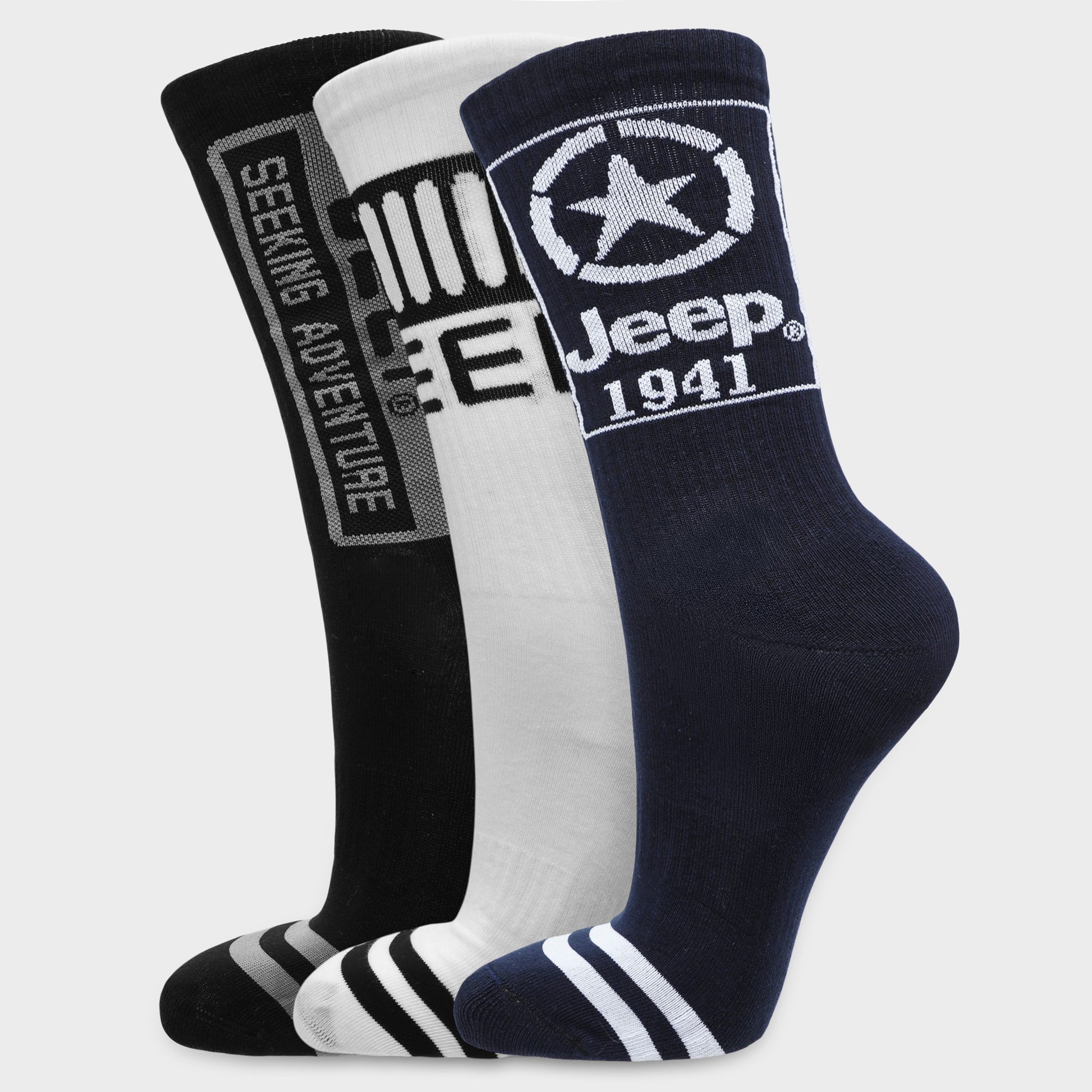 3 Pack Crew Sock