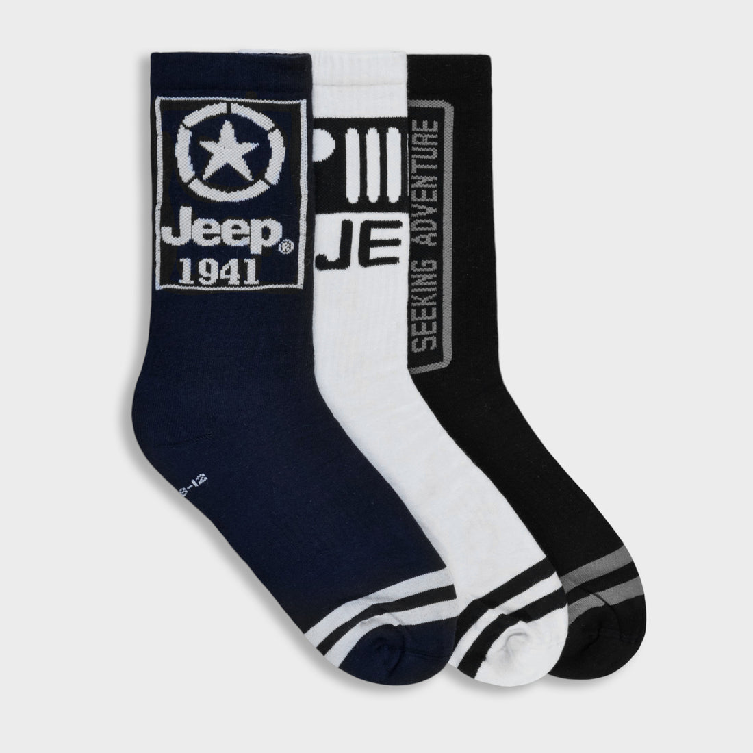 3 Pack Crew Sock