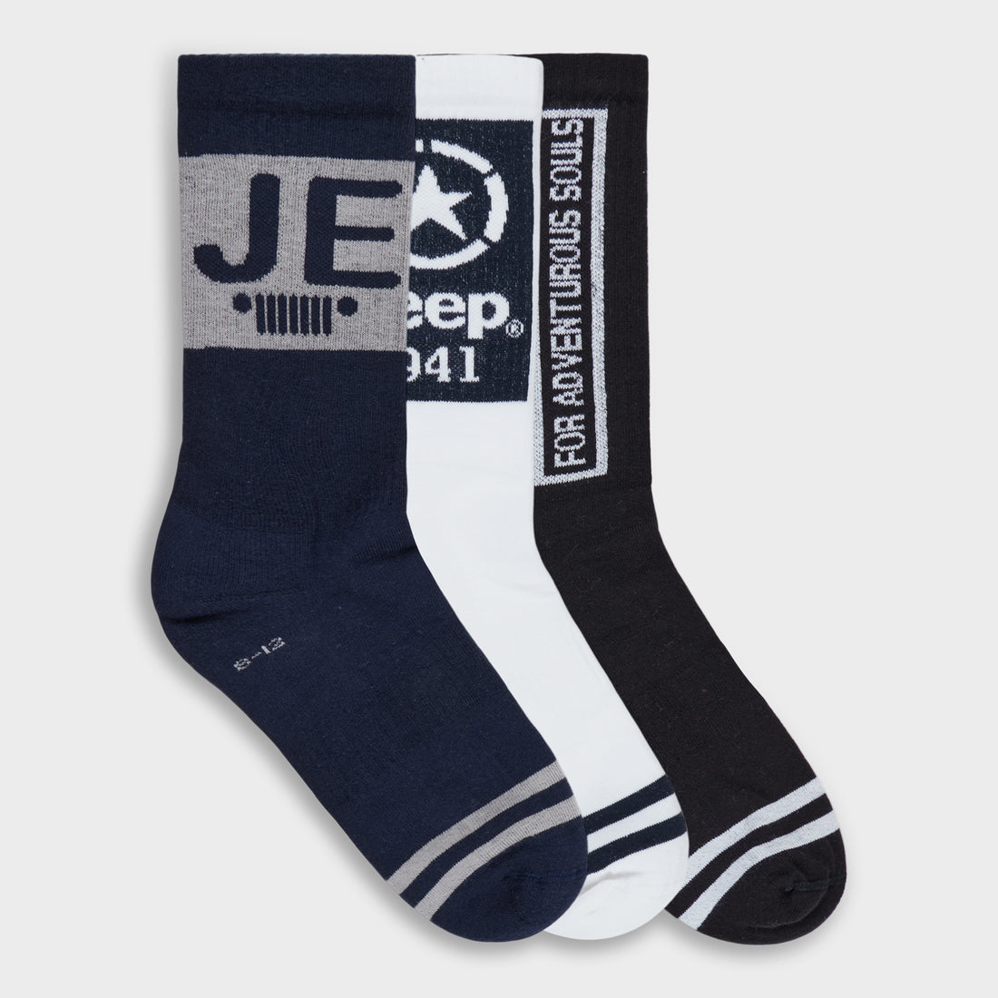 3 Pack Crew Sock