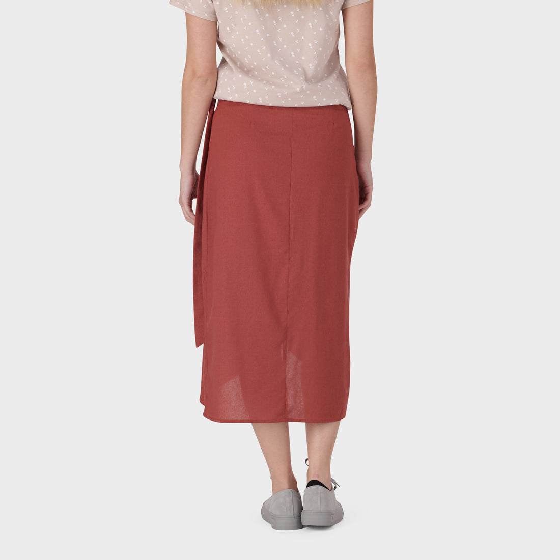 Linen Wrap Skirt