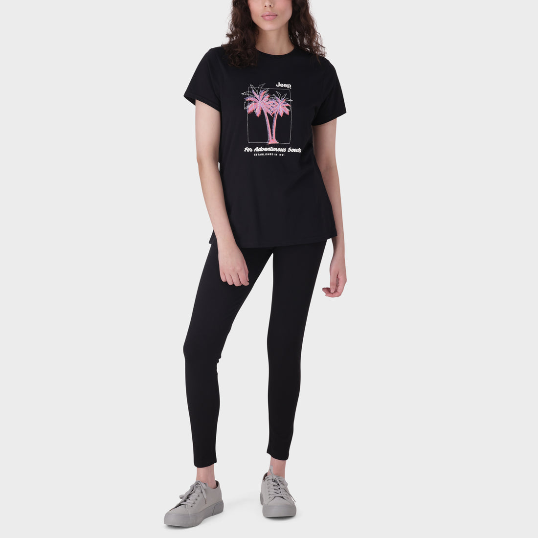 Palm Print Graphic T-Shirt
