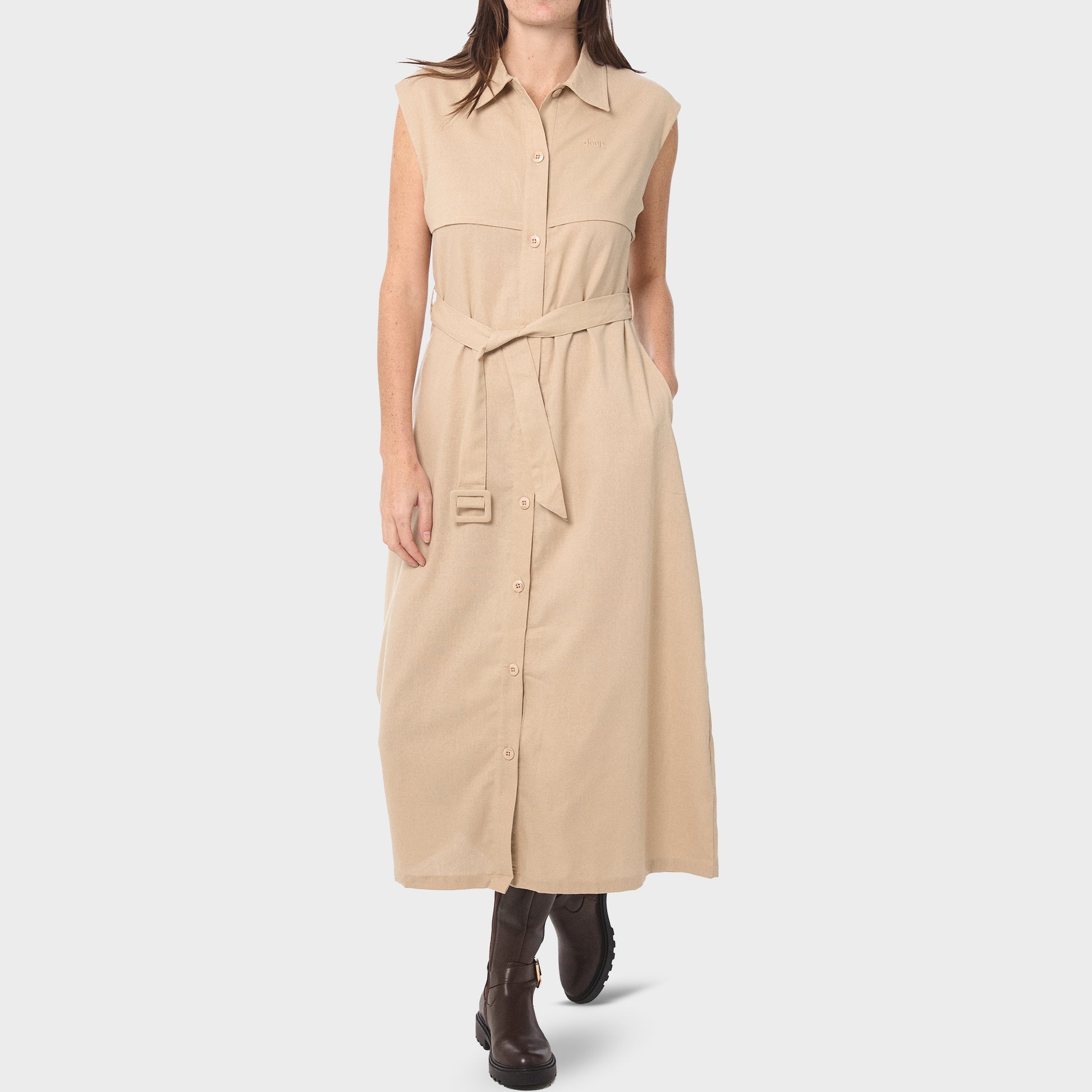 Utility Belted Dress (1)