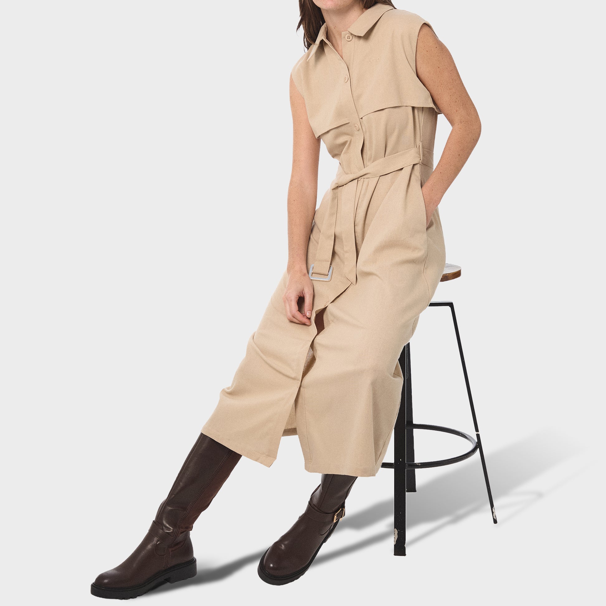 Utility Belted Dress (3)