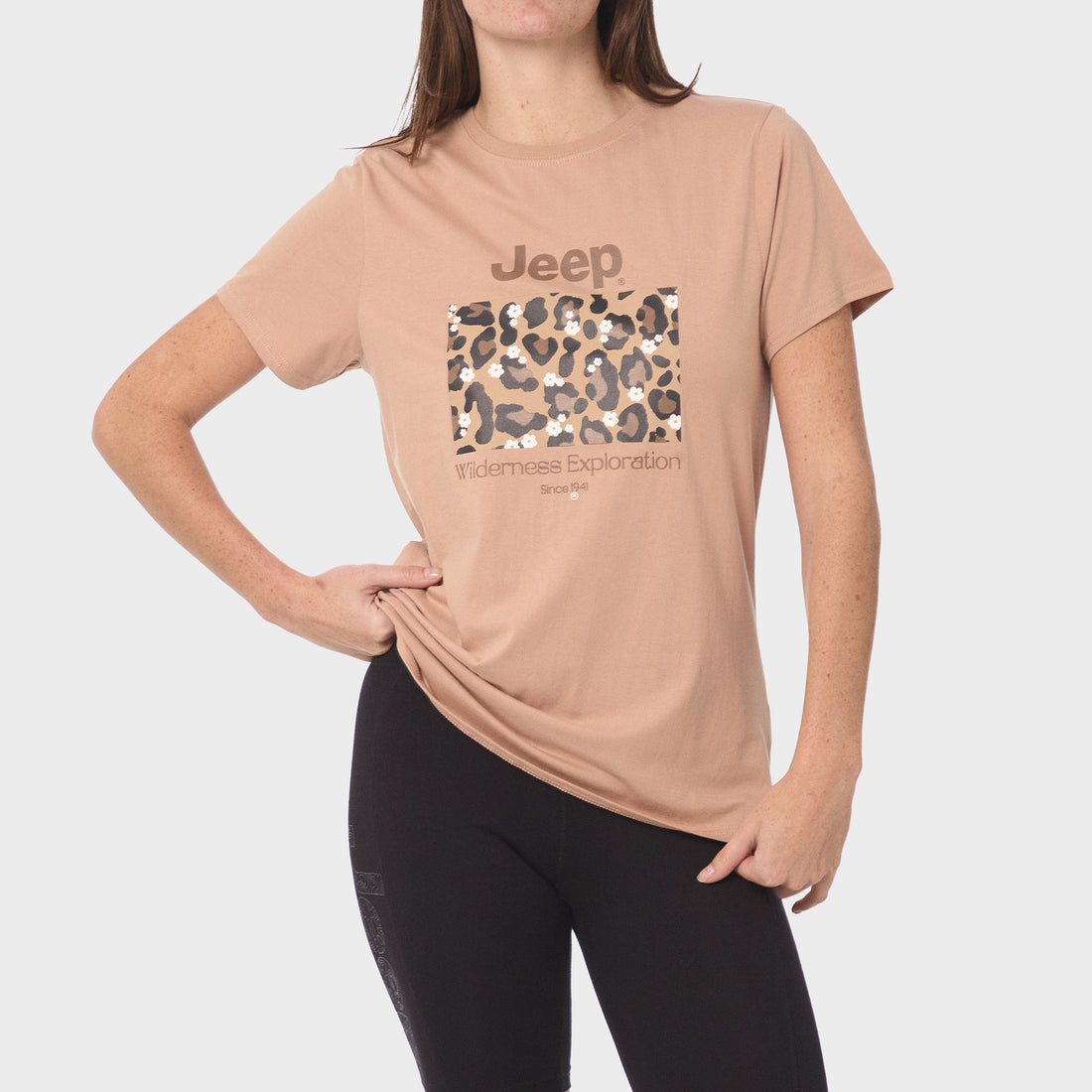 Fashion Square Leopard T-shirt