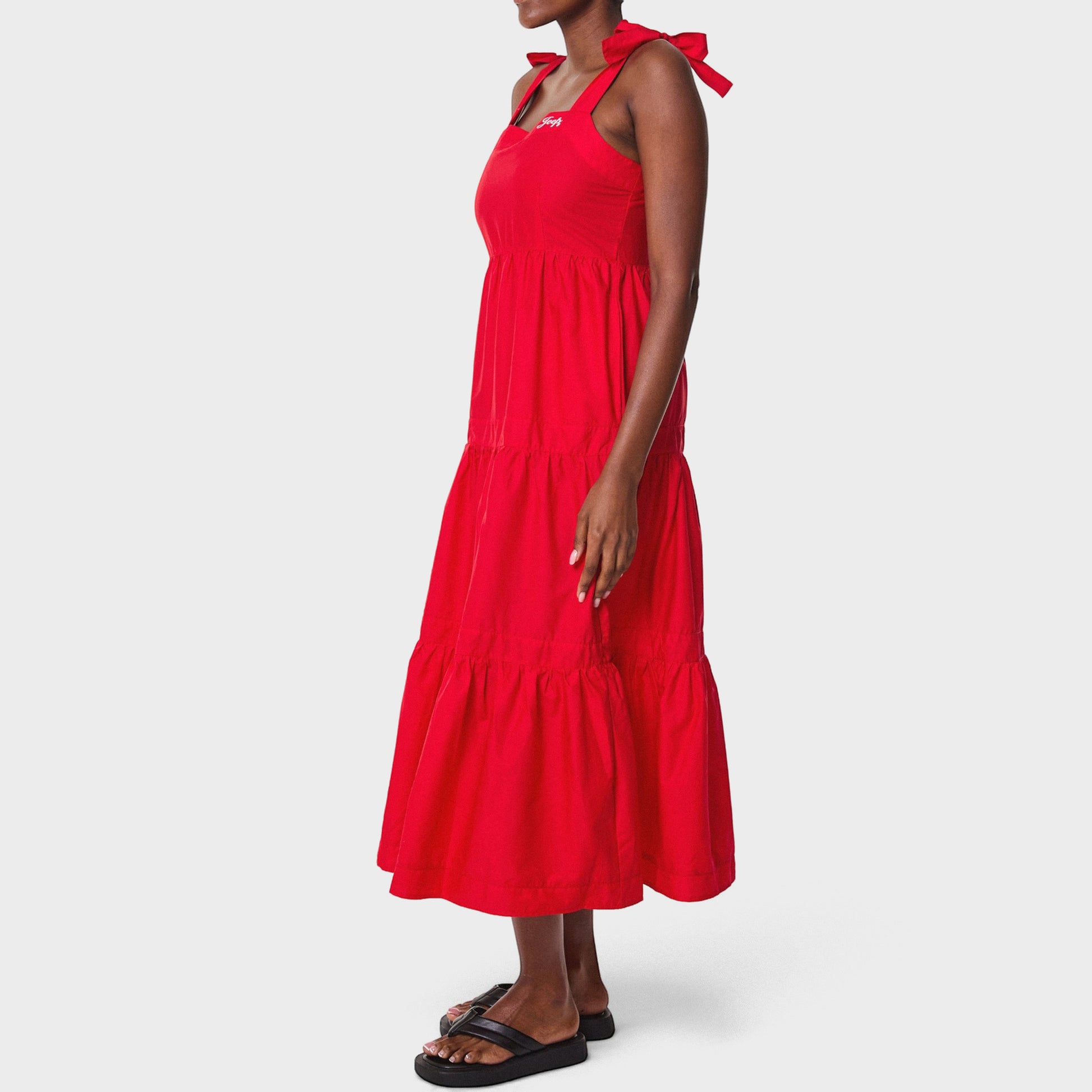 Poplin Tiered Dress (1)
