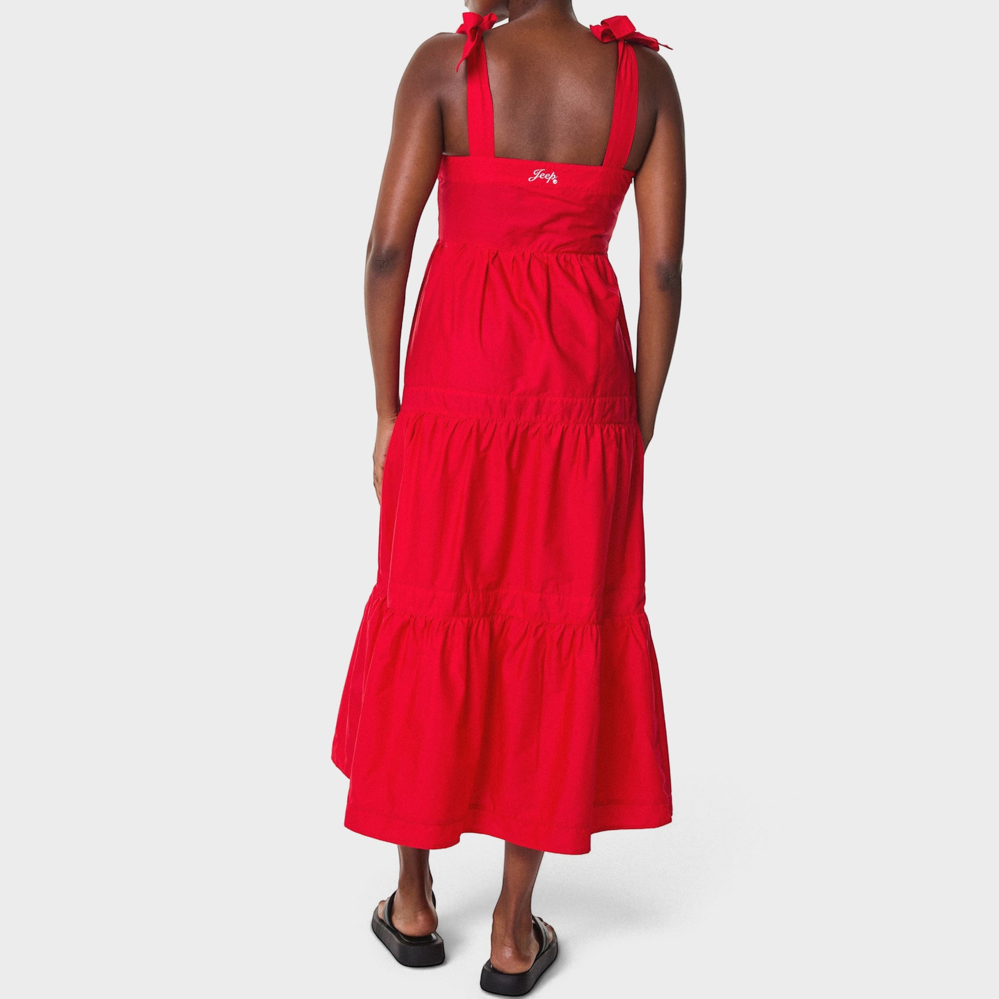 Poplin Tiered Dress (2)