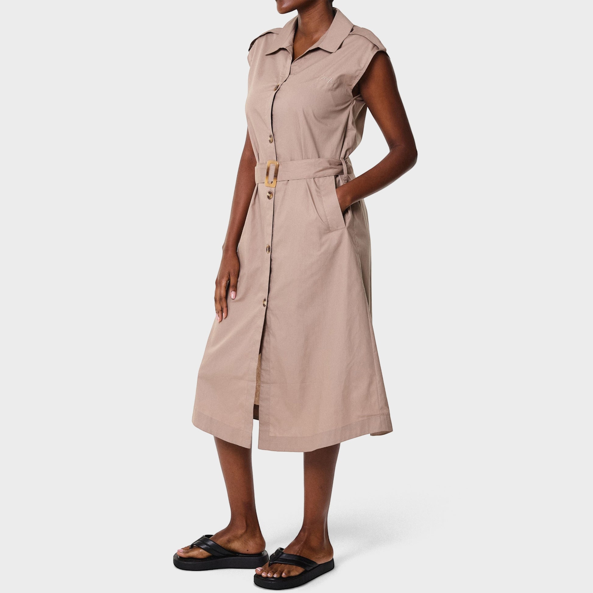 Sleeveless Jacket Dress (1)