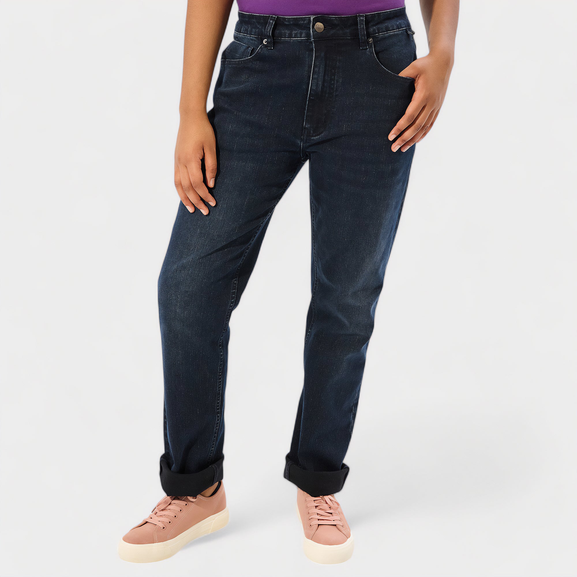 Skinny Leg Ink Wash Denim