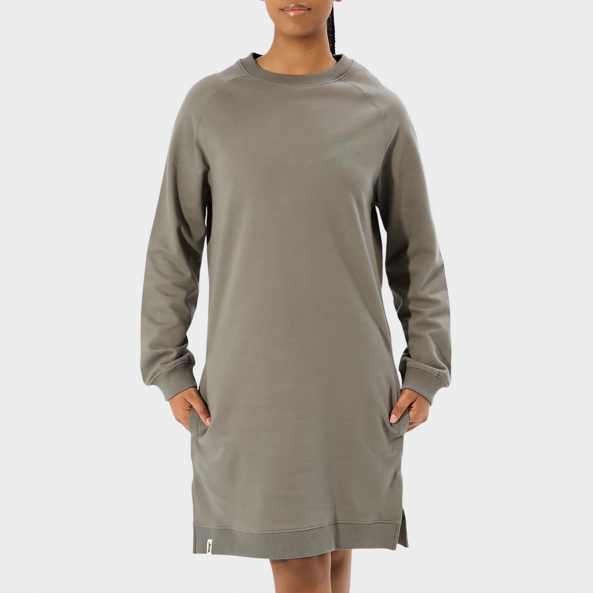 Raglan Sleeve Sweat Dress