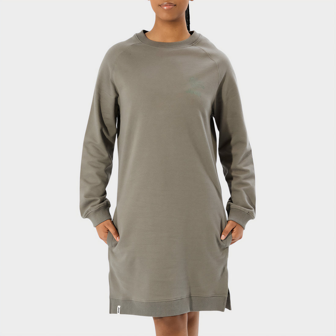 Raglan Sleeve Sweat Dress