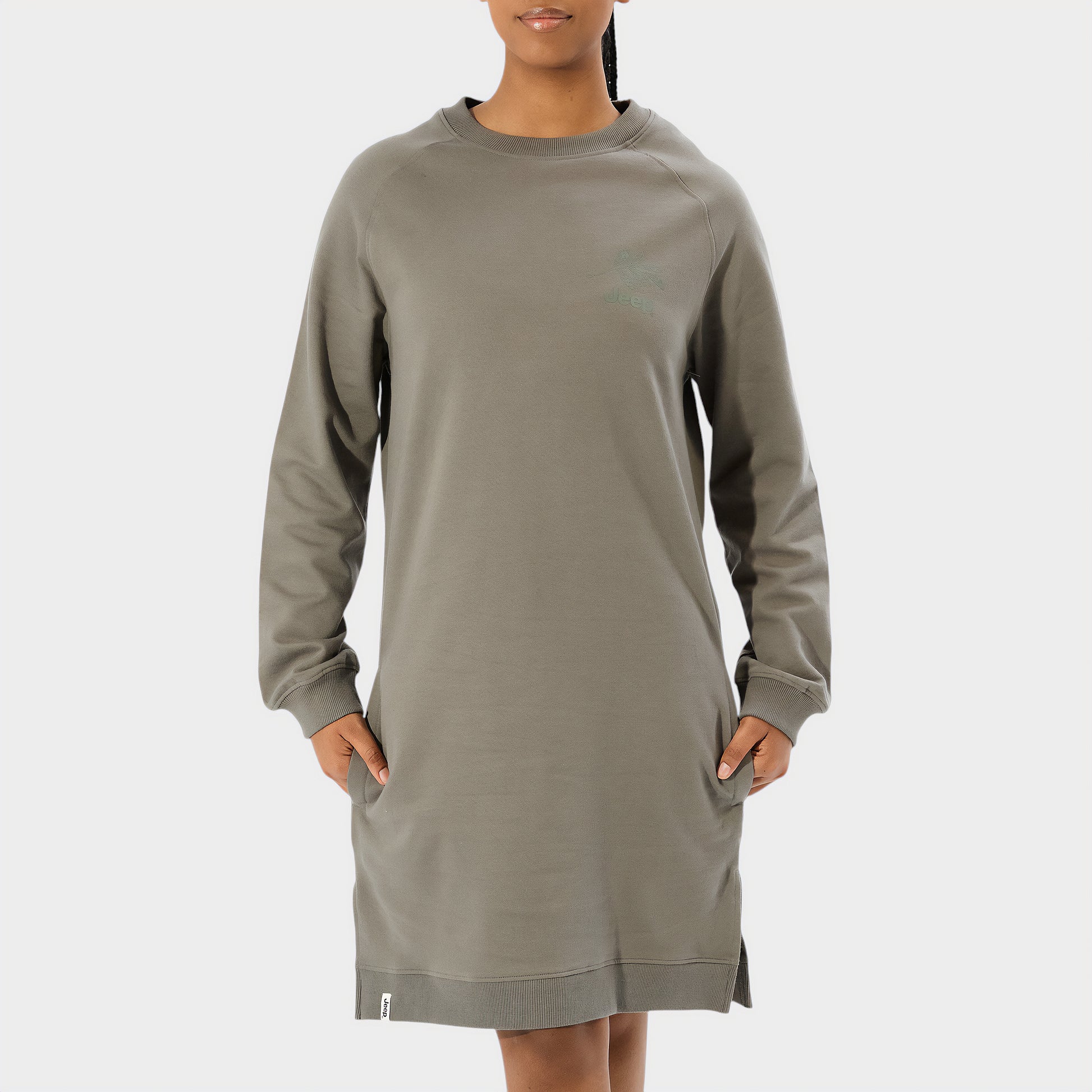 Raglan Sleeve Sweat Dress