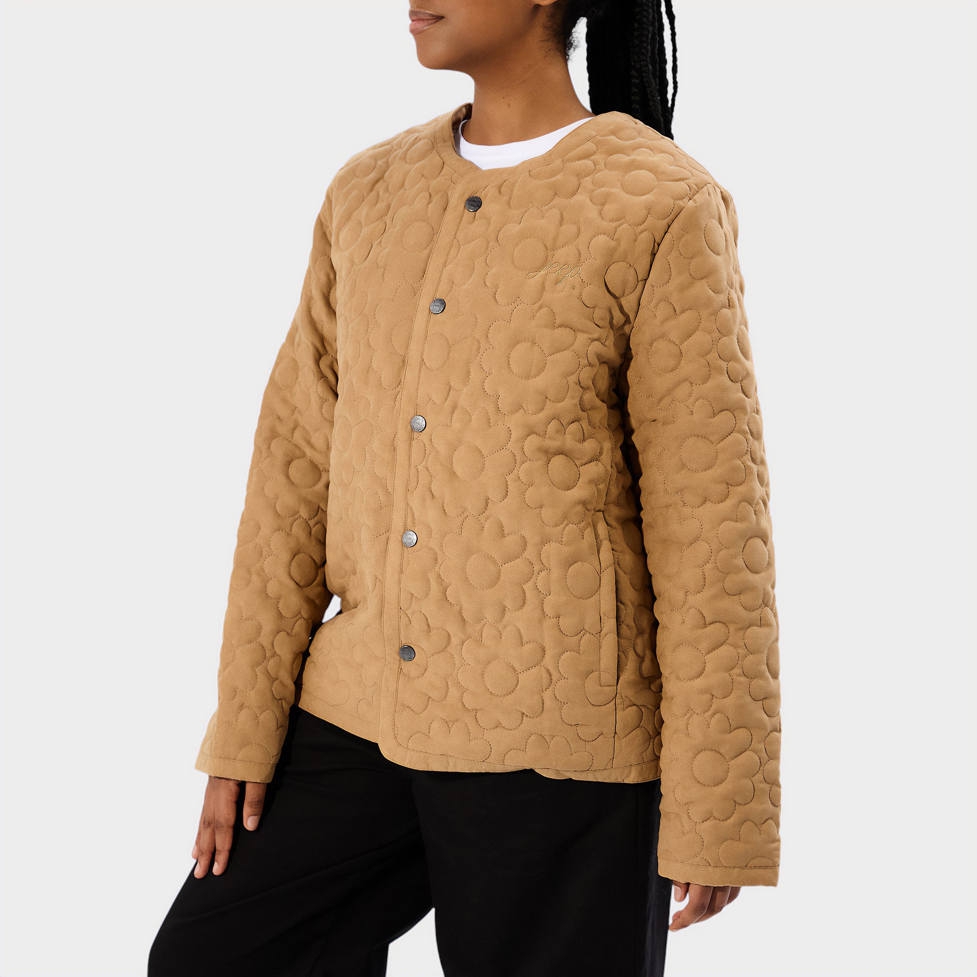 Daisy Quilt Padded Jacket (3)