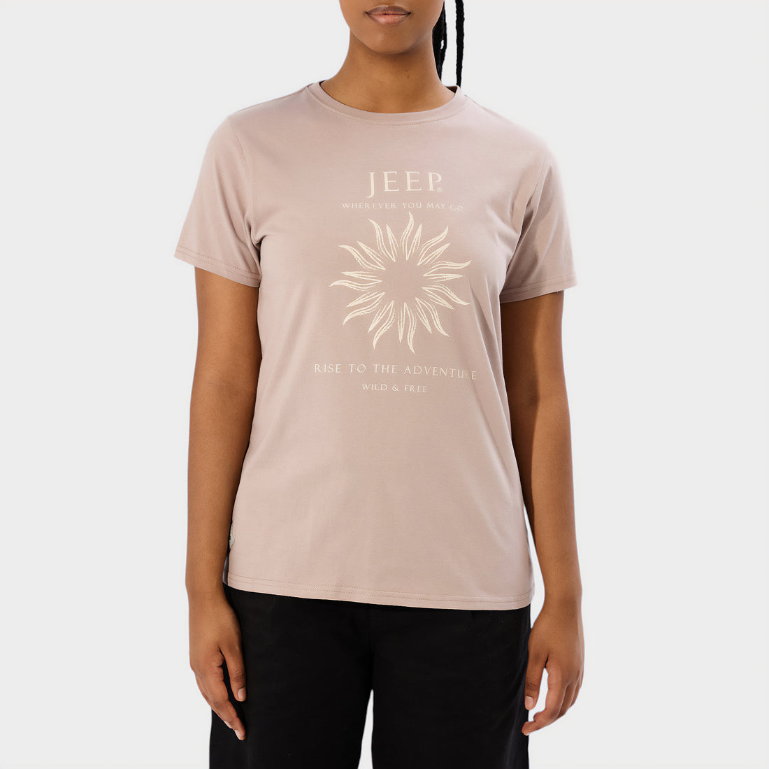 Rise To The Adventure Slogan T-Shirt