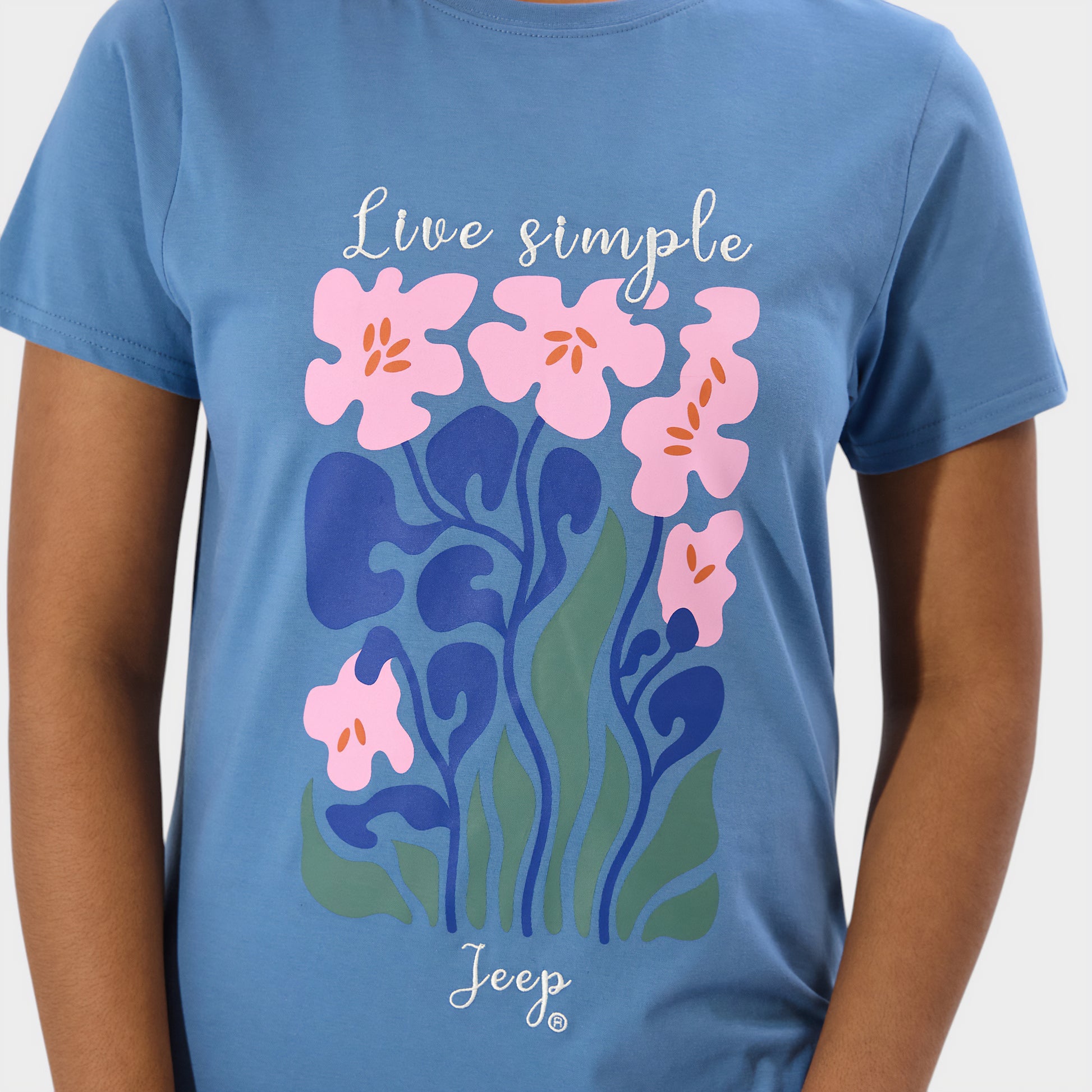 Live Simple Slogan T-Shirt (4)