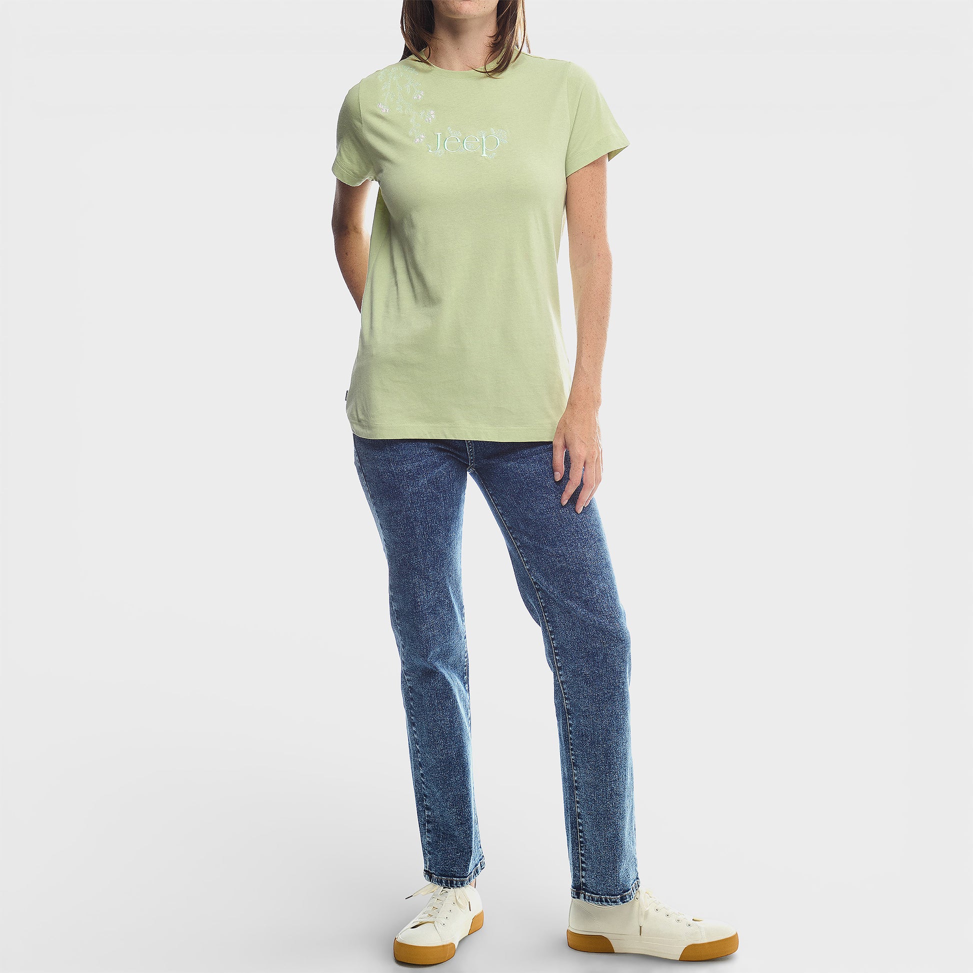 Fower Embroidery Jeep Tee (4)