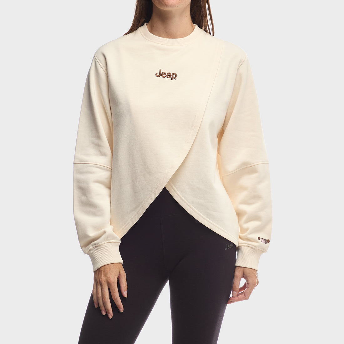 Fashion Fleece Cross Over Crew
