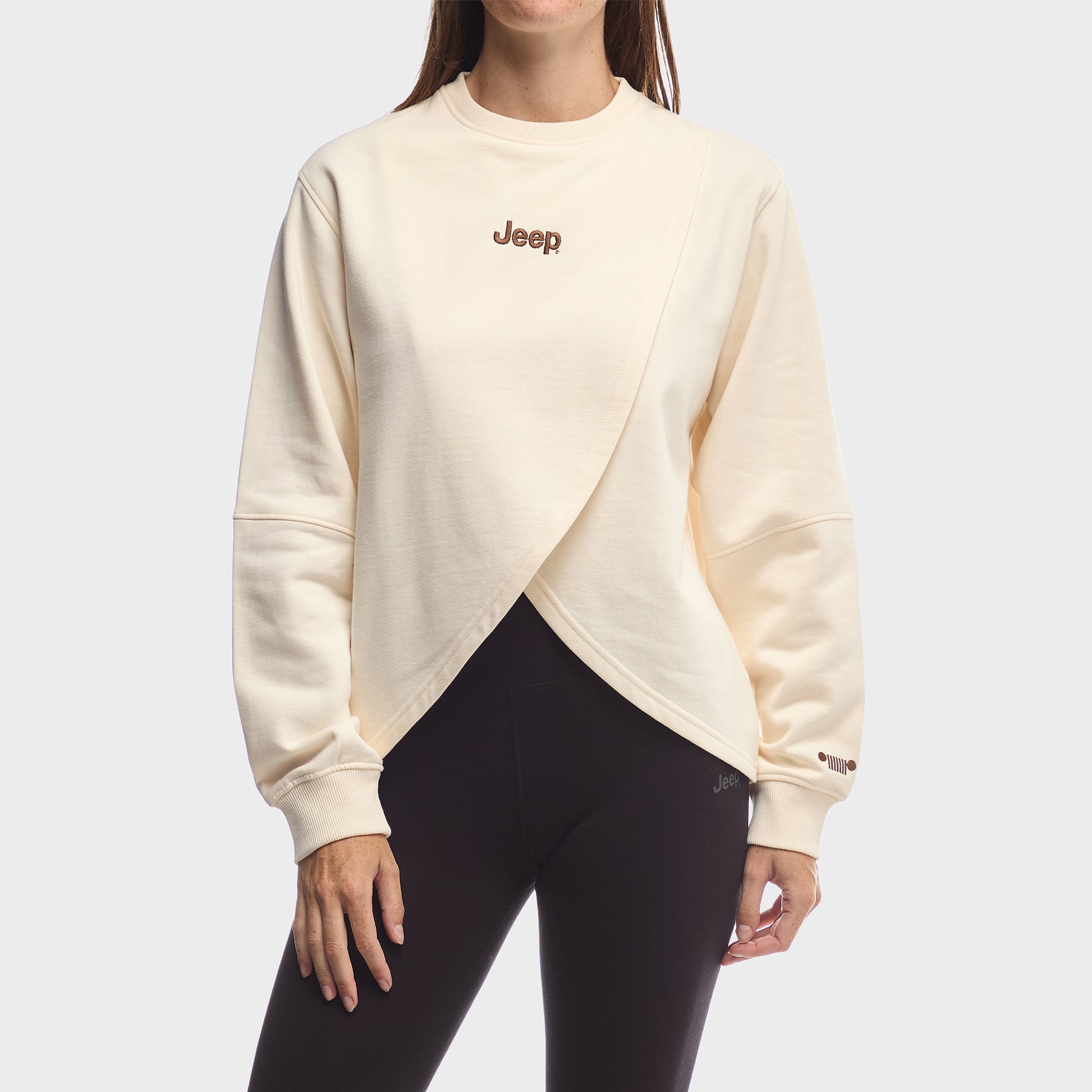 Fashion Fleece Cross Over Crew
