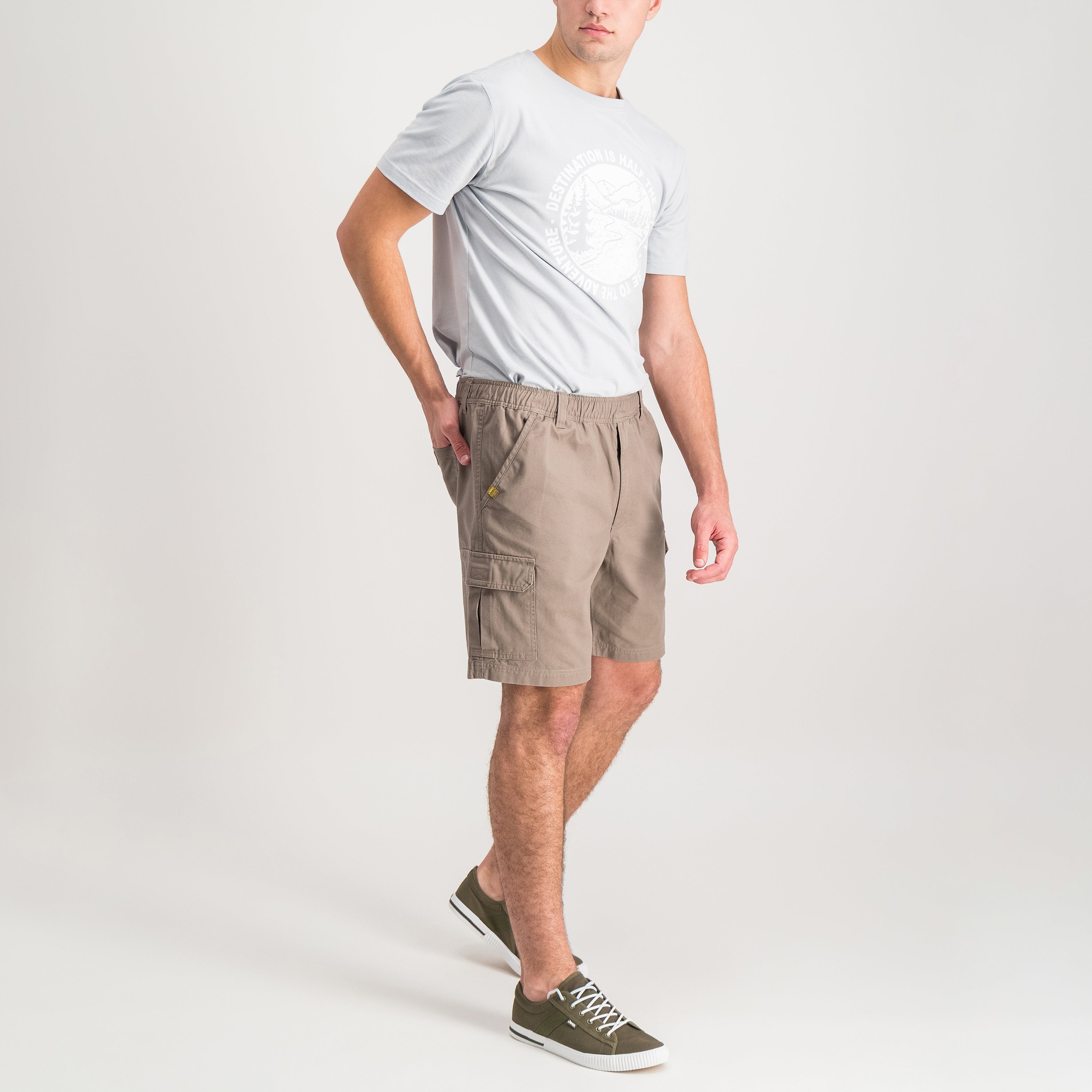 Willys 21Cm Hurricane Elasticated Cargo Short