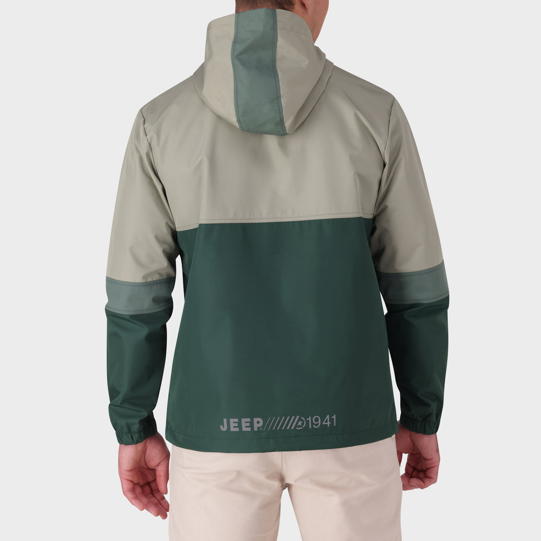 Pop Over Jacket-Green