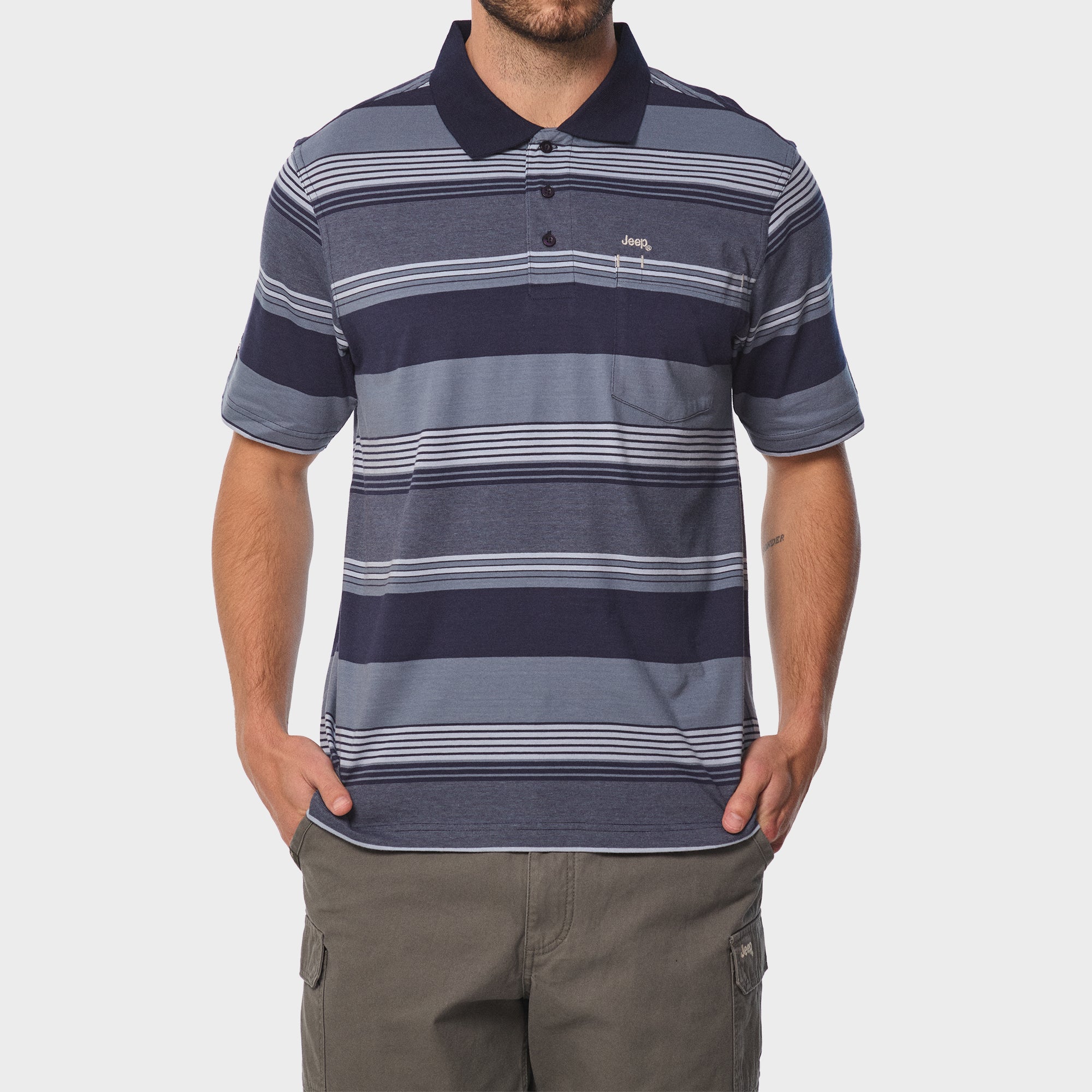 Yarndye Stripe Polo