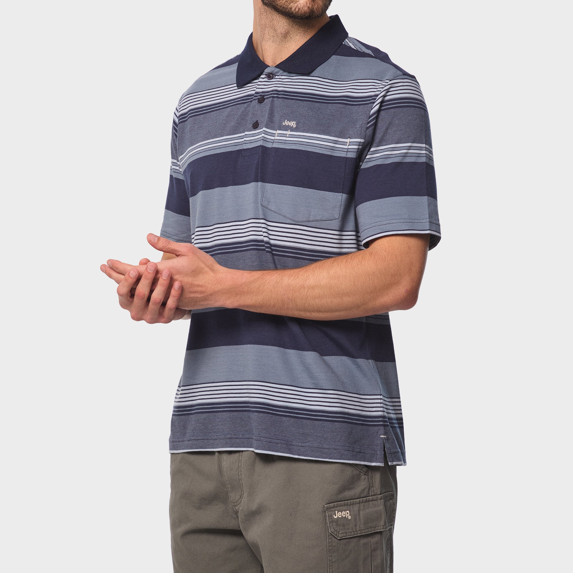Yarndye Stripe Polo (2)