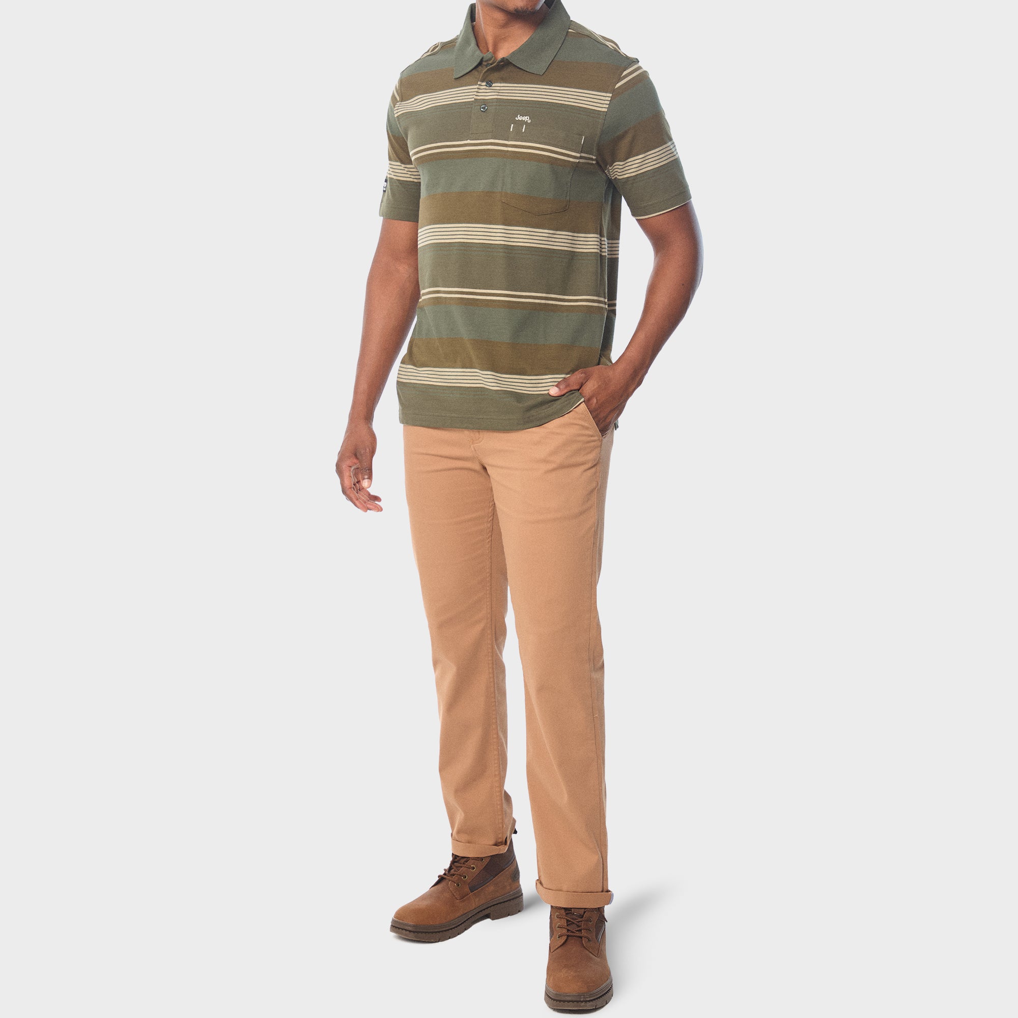 Yarndye Stripe Polo