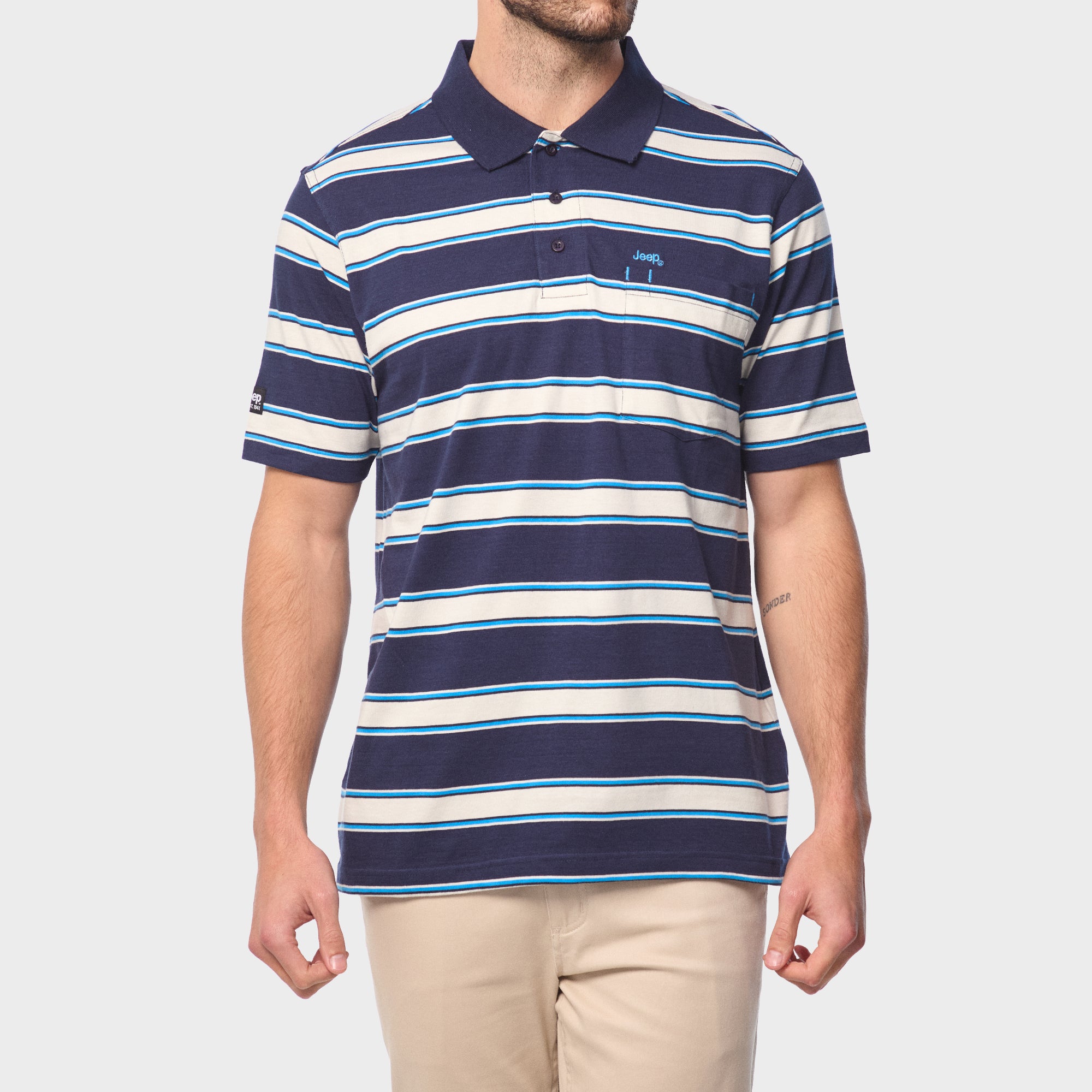 Yarndye Stripe Polo