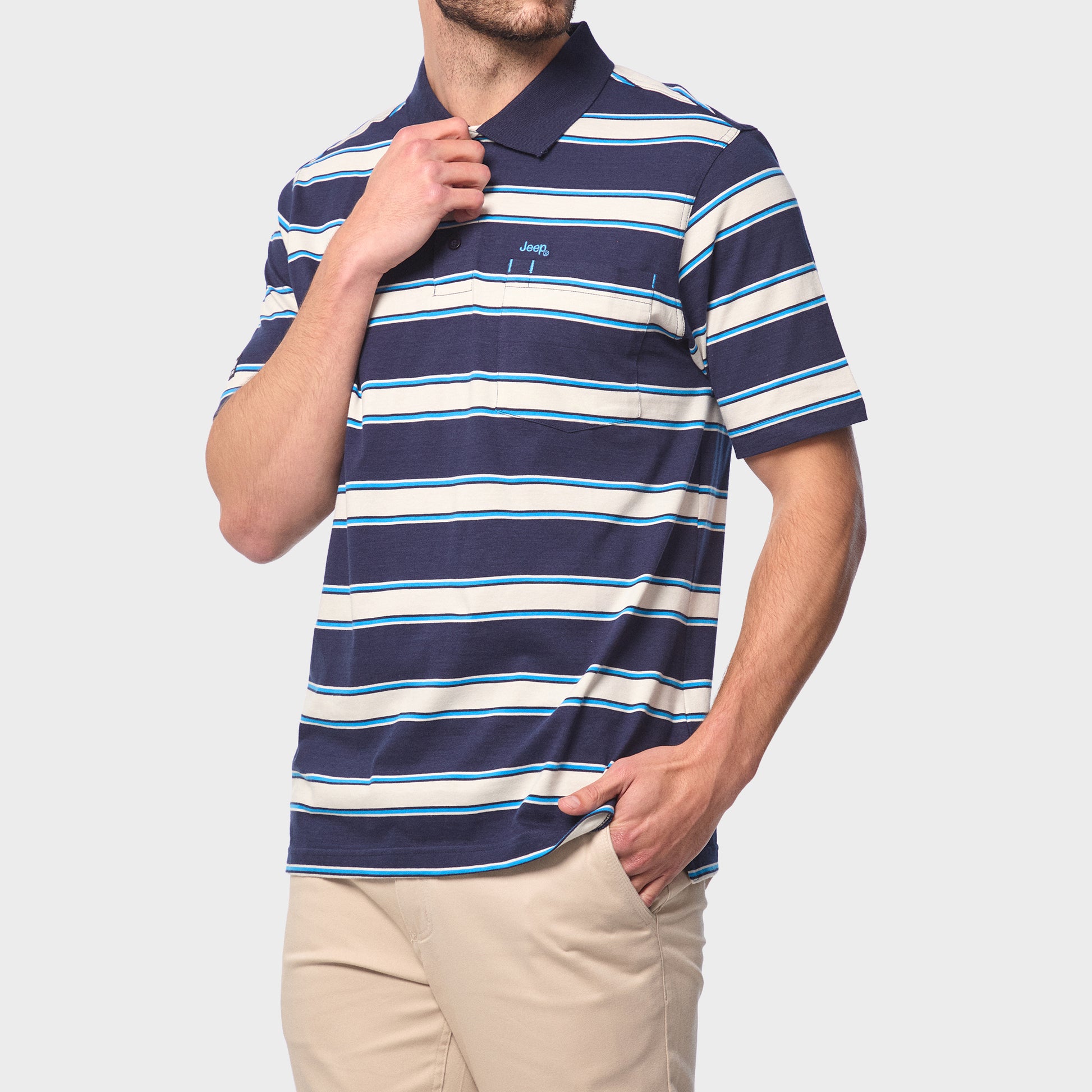 Yarndye Stripe Polo (2)