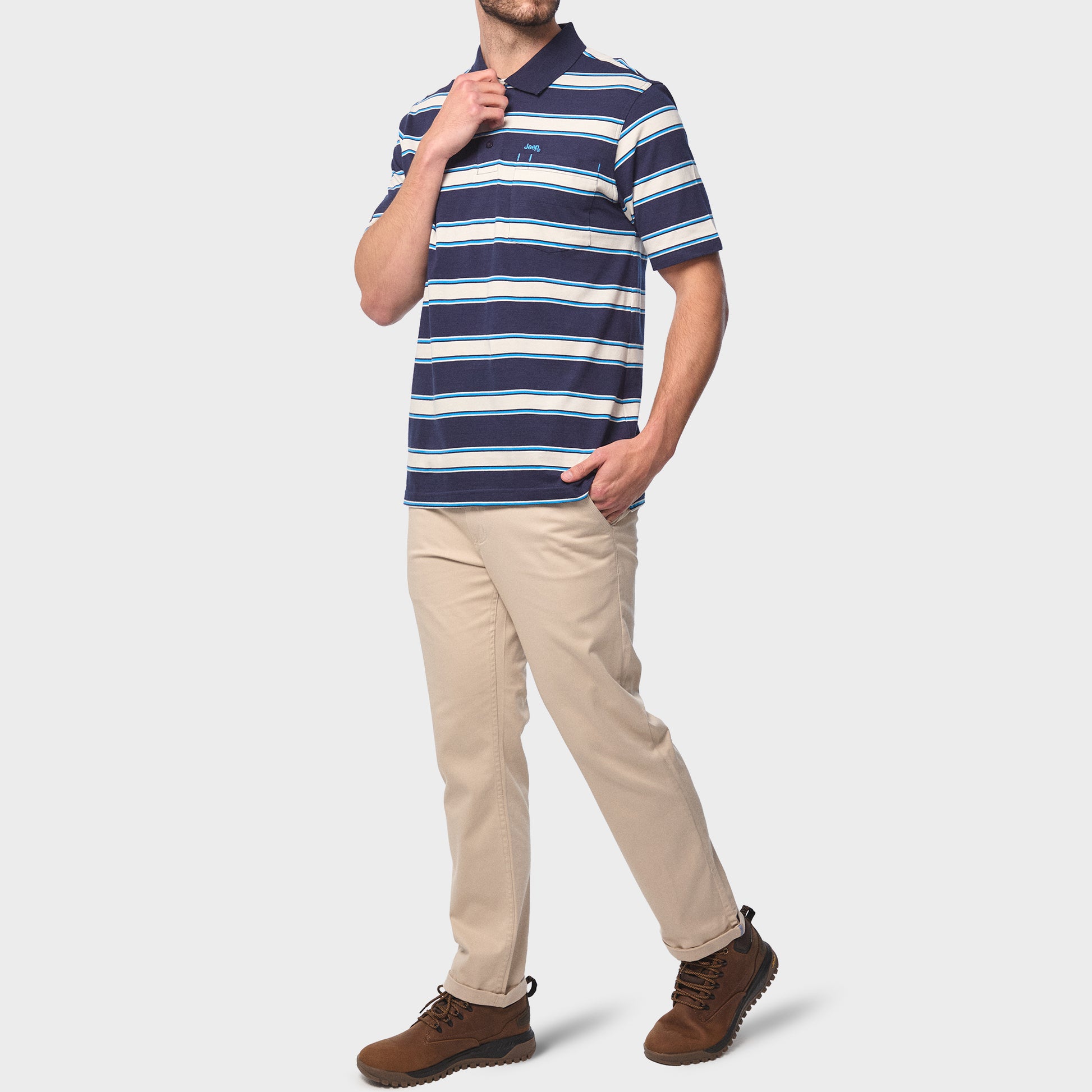 Yarndye Stripe Polo (3)