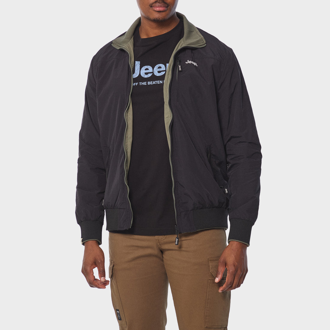Reversible Light Weight Bomber Jacket