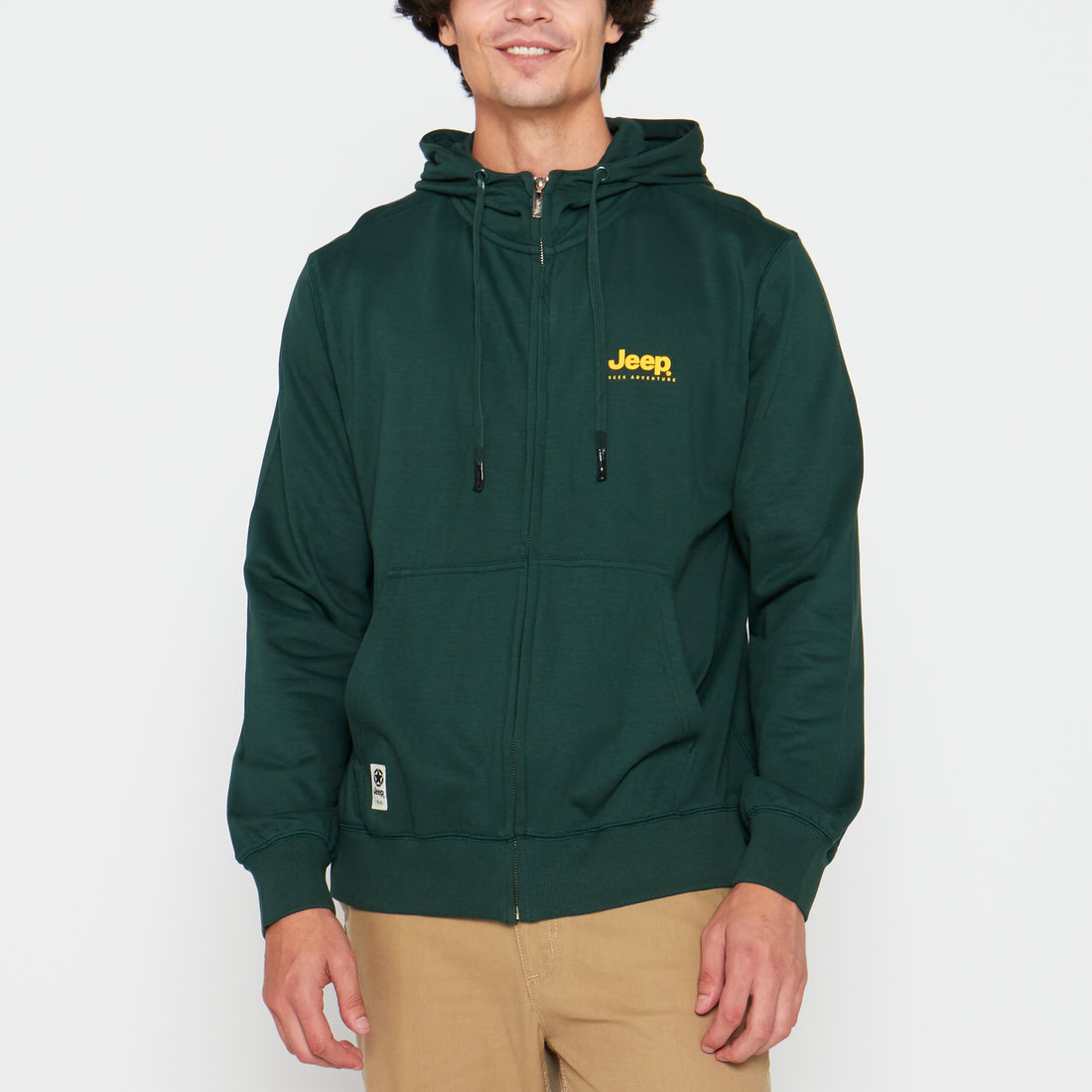 Zip Through Hooded Sweat