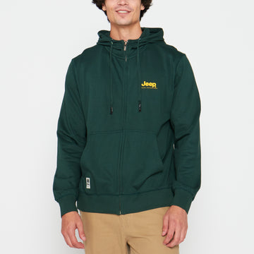 Zip Through Hooded Sweat
