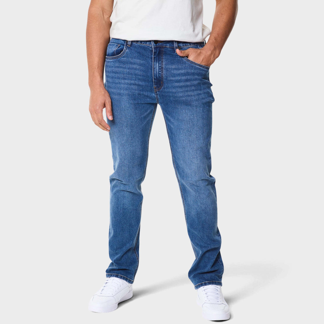 Straight Leg Denim Mid