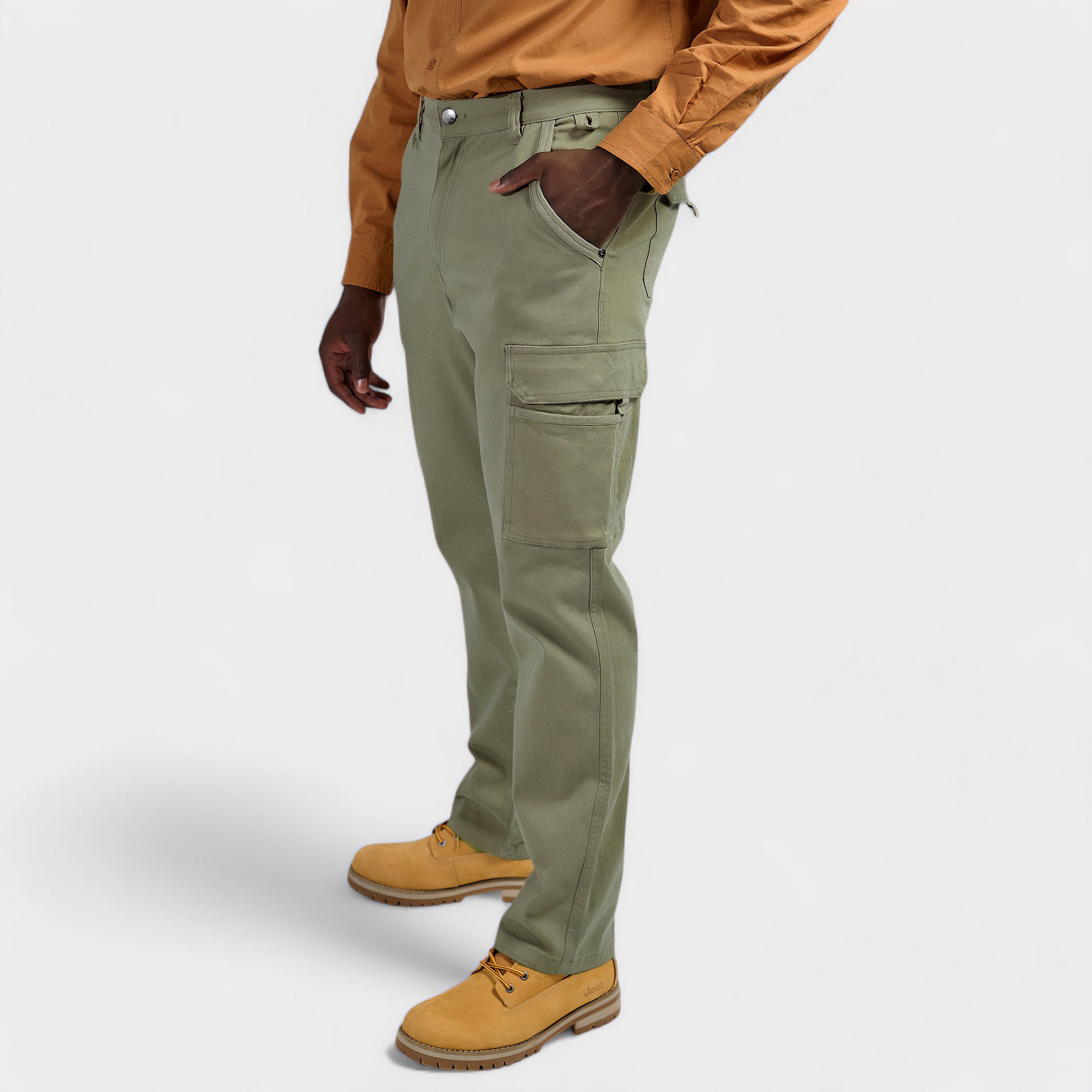 Bolt Fixed Waistband Twill Cargo Pant (1)