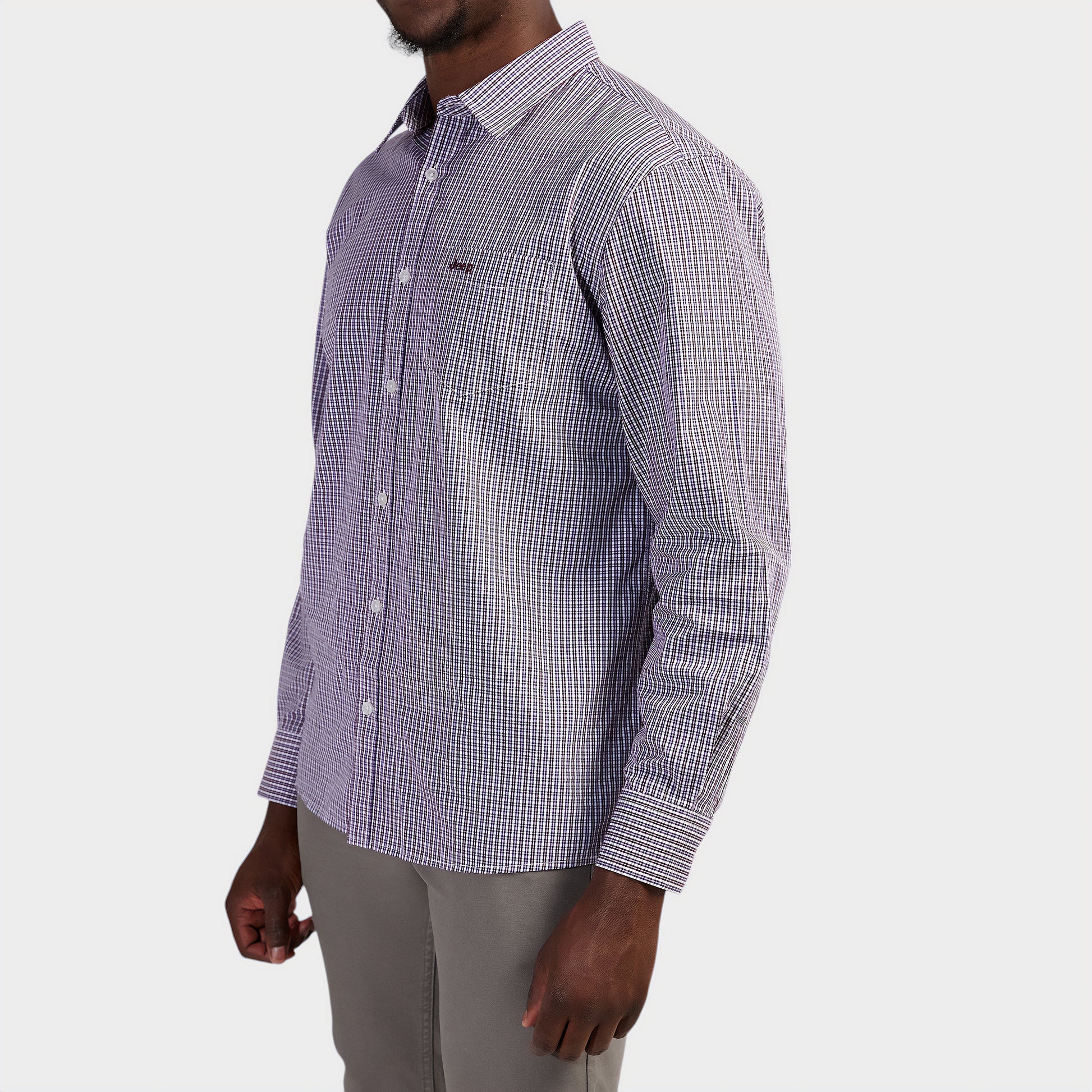 Classic Long Sleeve Check Shirt (2)