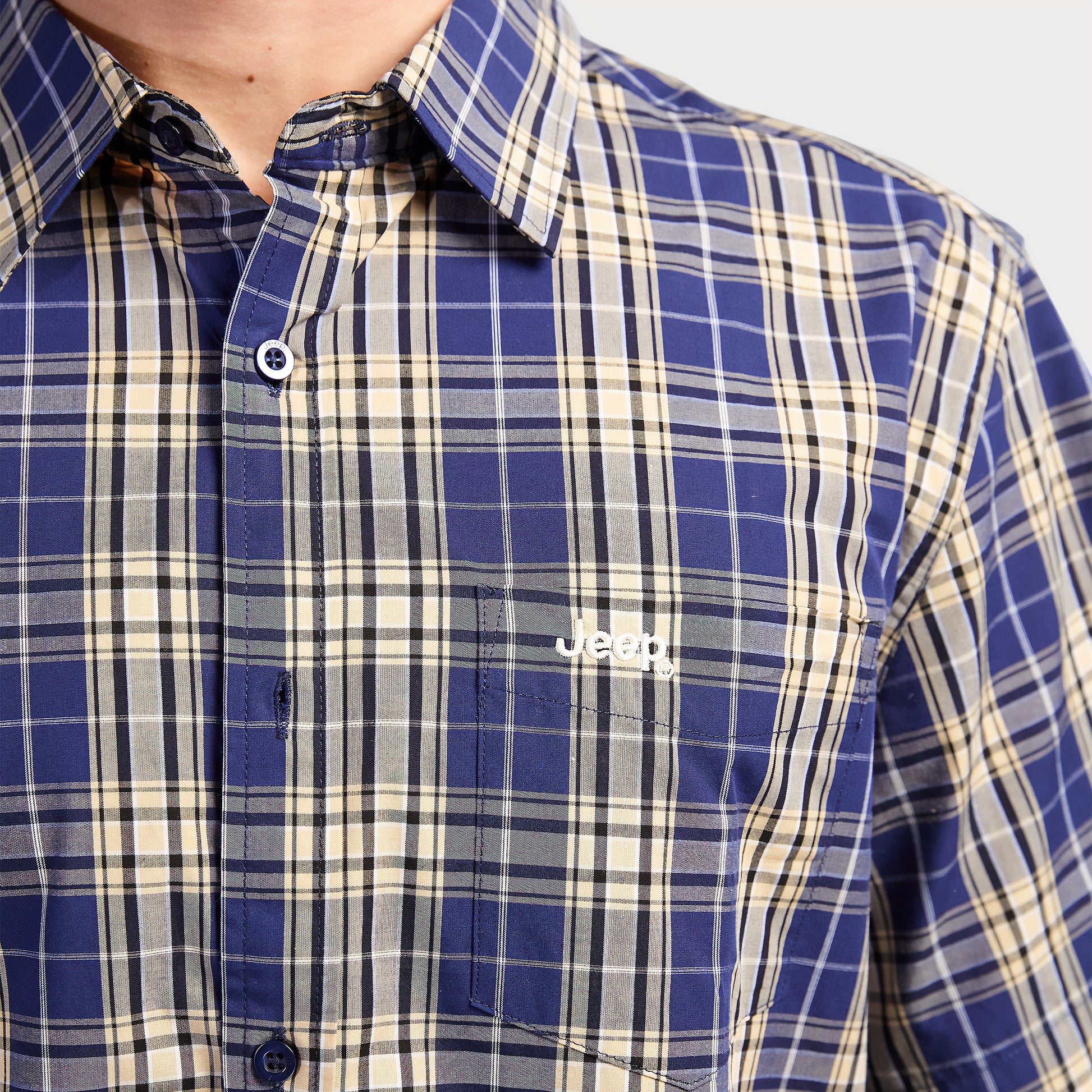 Classic Short Sleeve Check Shirt (3)