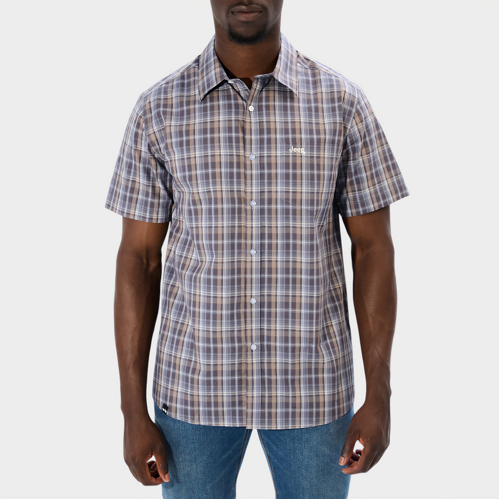 Classic Short Sleeve Check Shirt