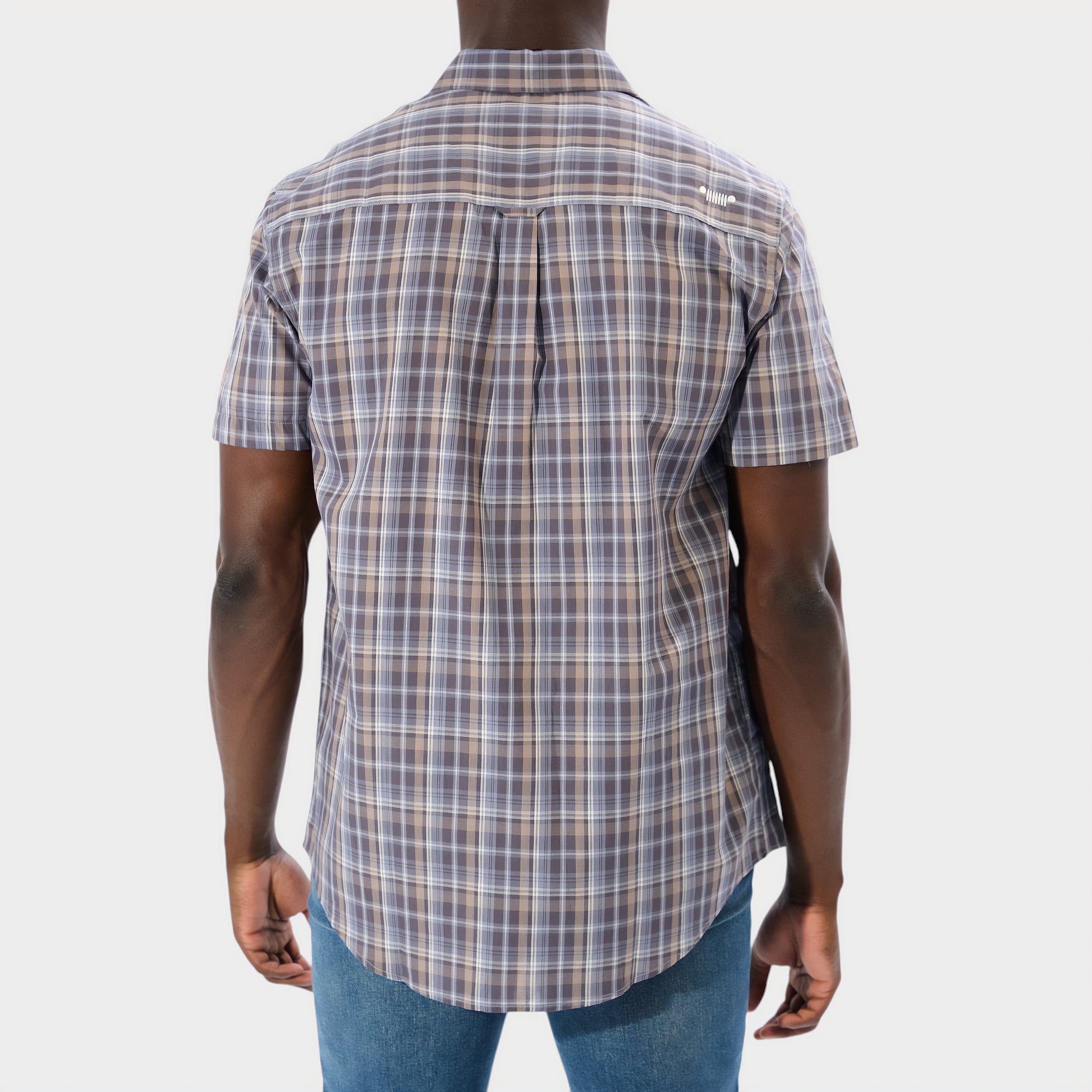 Classic Short Sleeve Check Shirt (1)