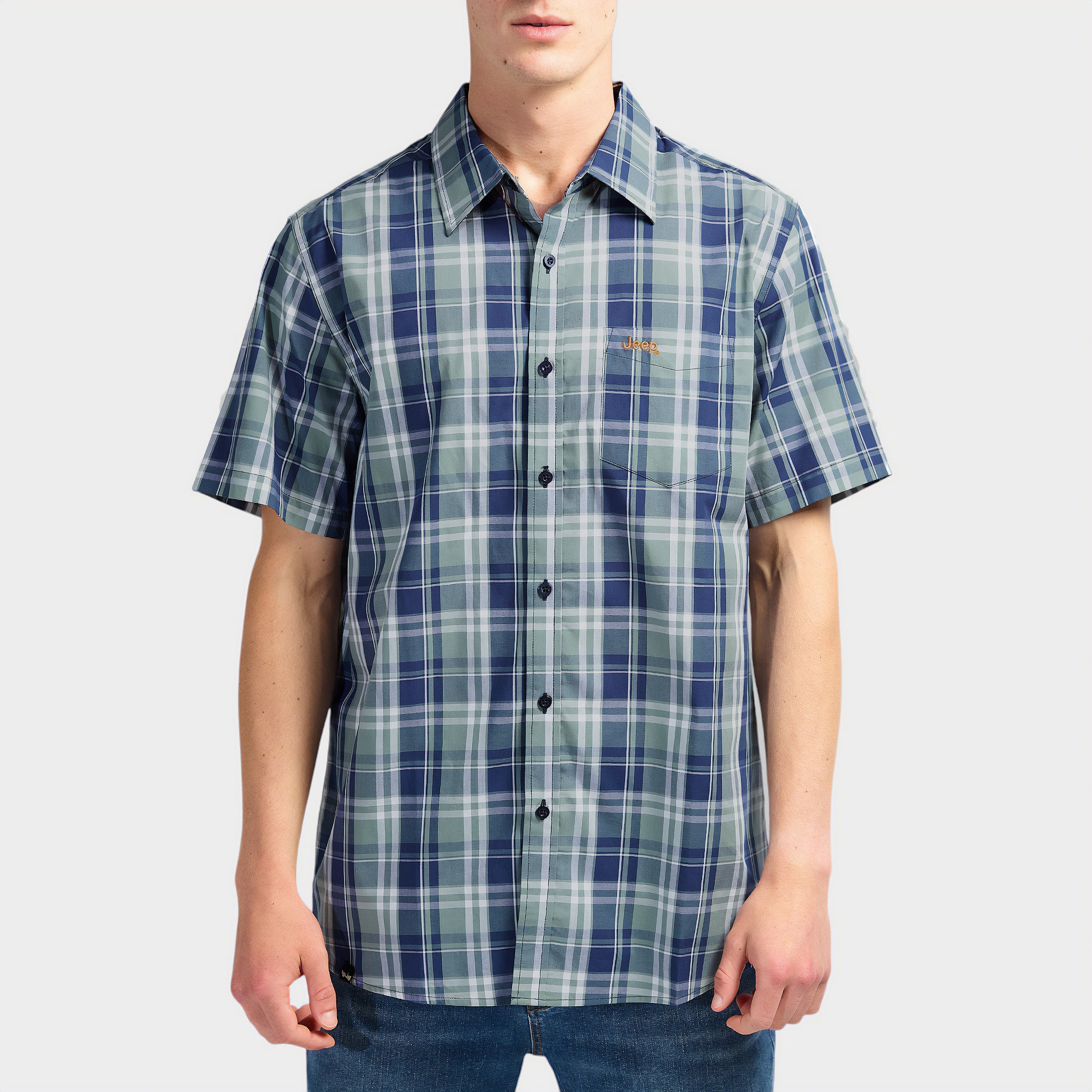 Classic Short Sleeve Check Shirt (3)