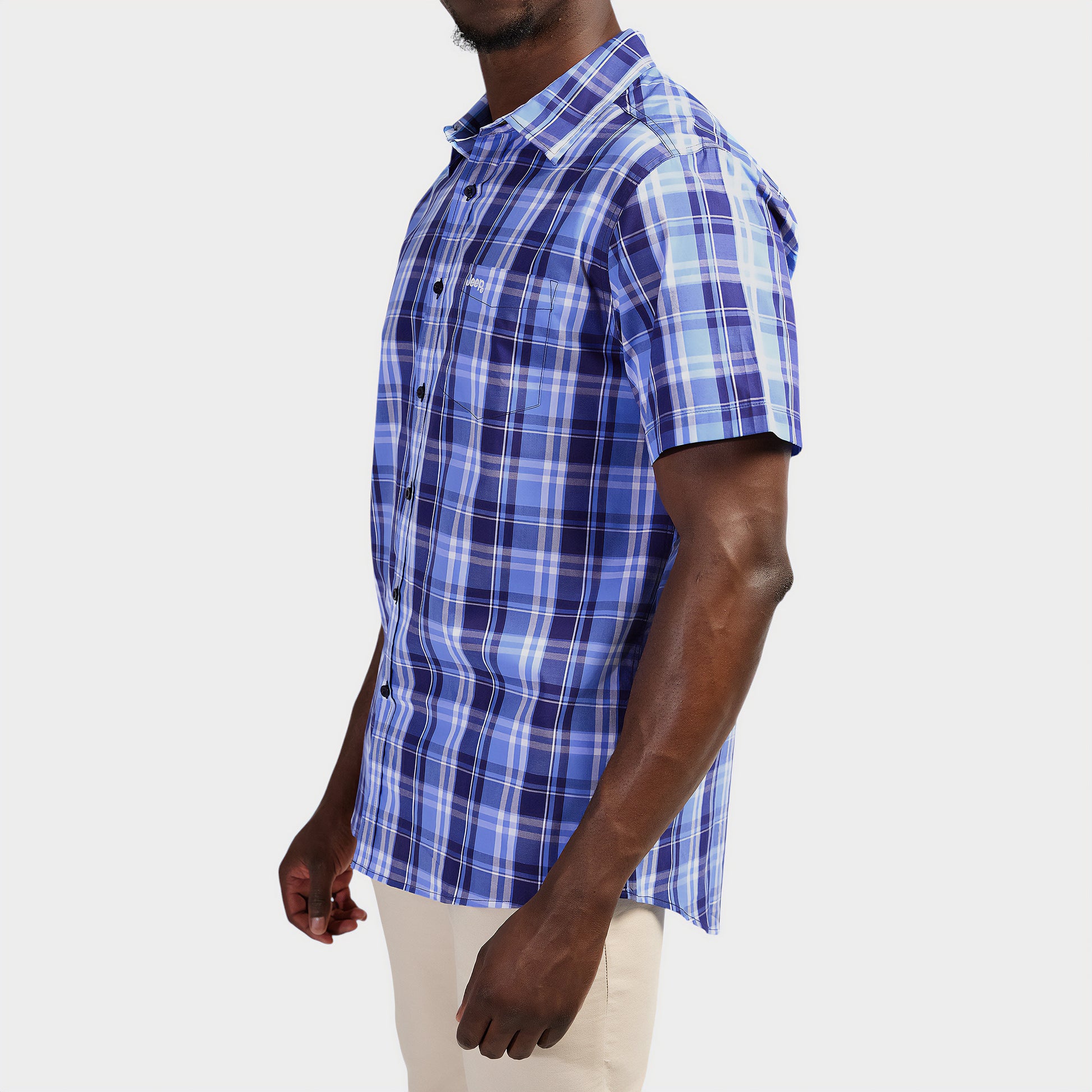 Classic Short Sleeve Check Shirt (2)