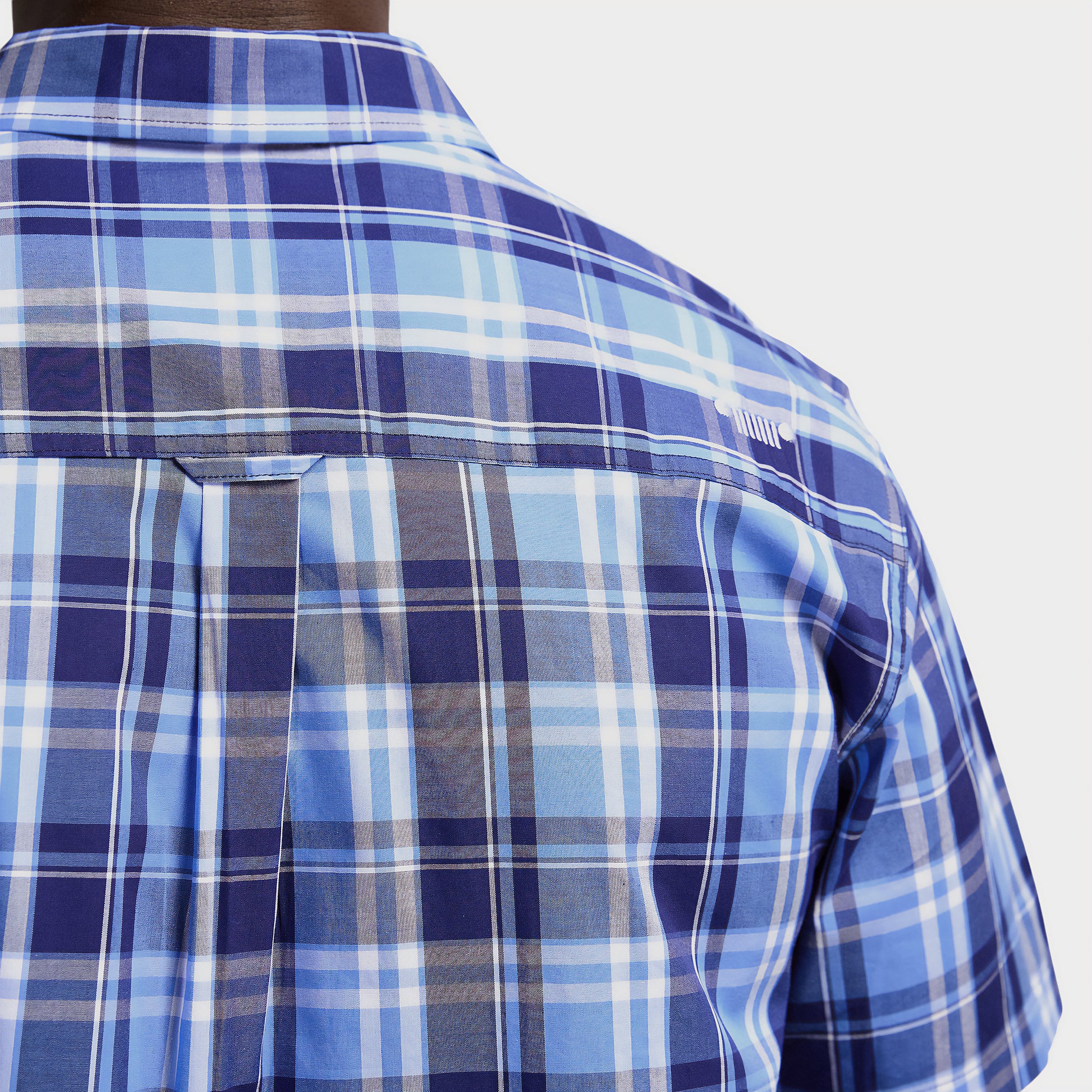 Classic Short Sleeve Check Shirt (5)