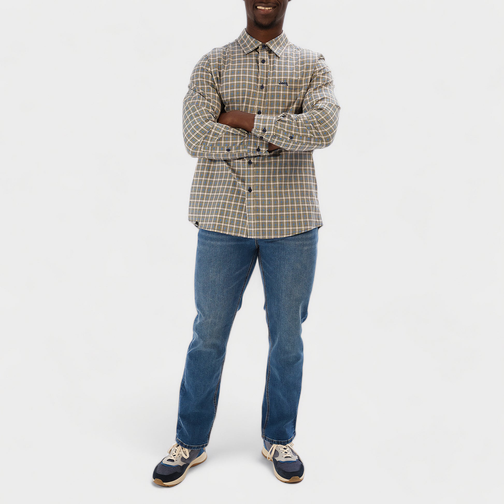 Classic Long Sleeve Check Shirt (3)