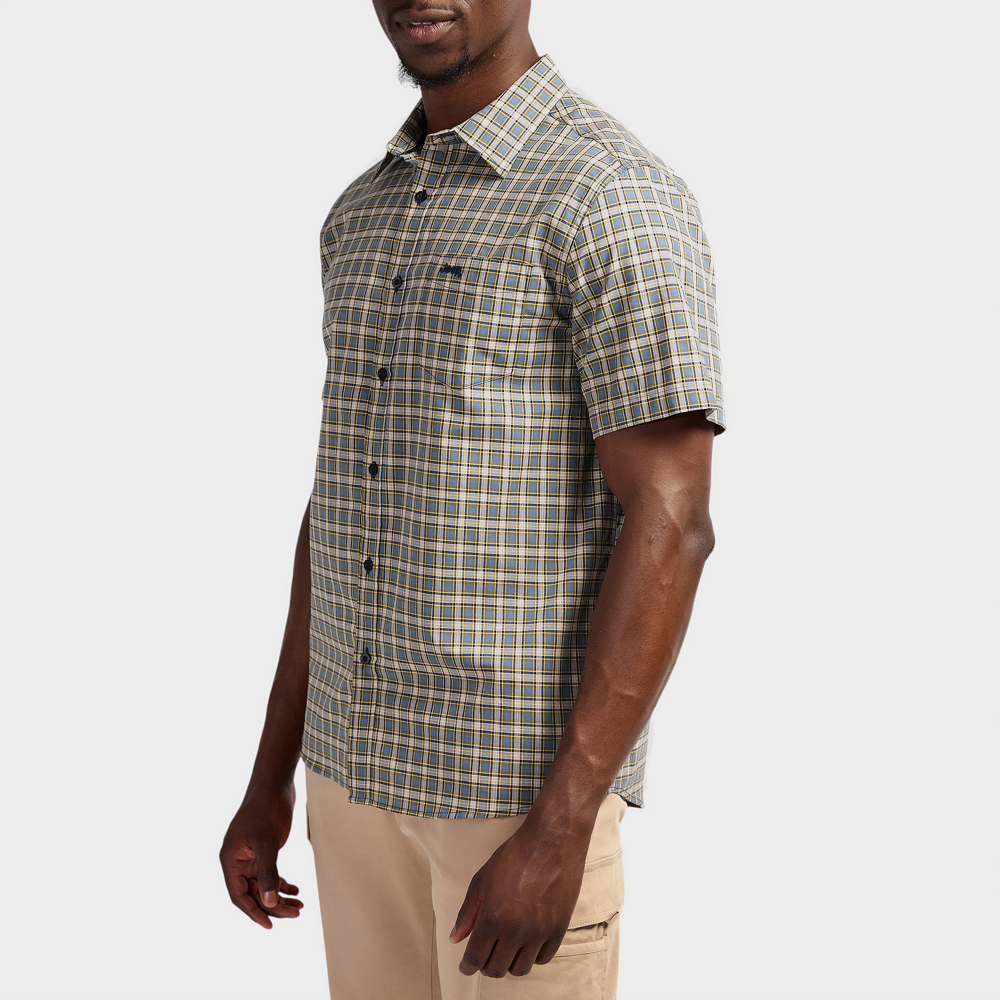 Classic Short Sleeve Check Shirt (2)