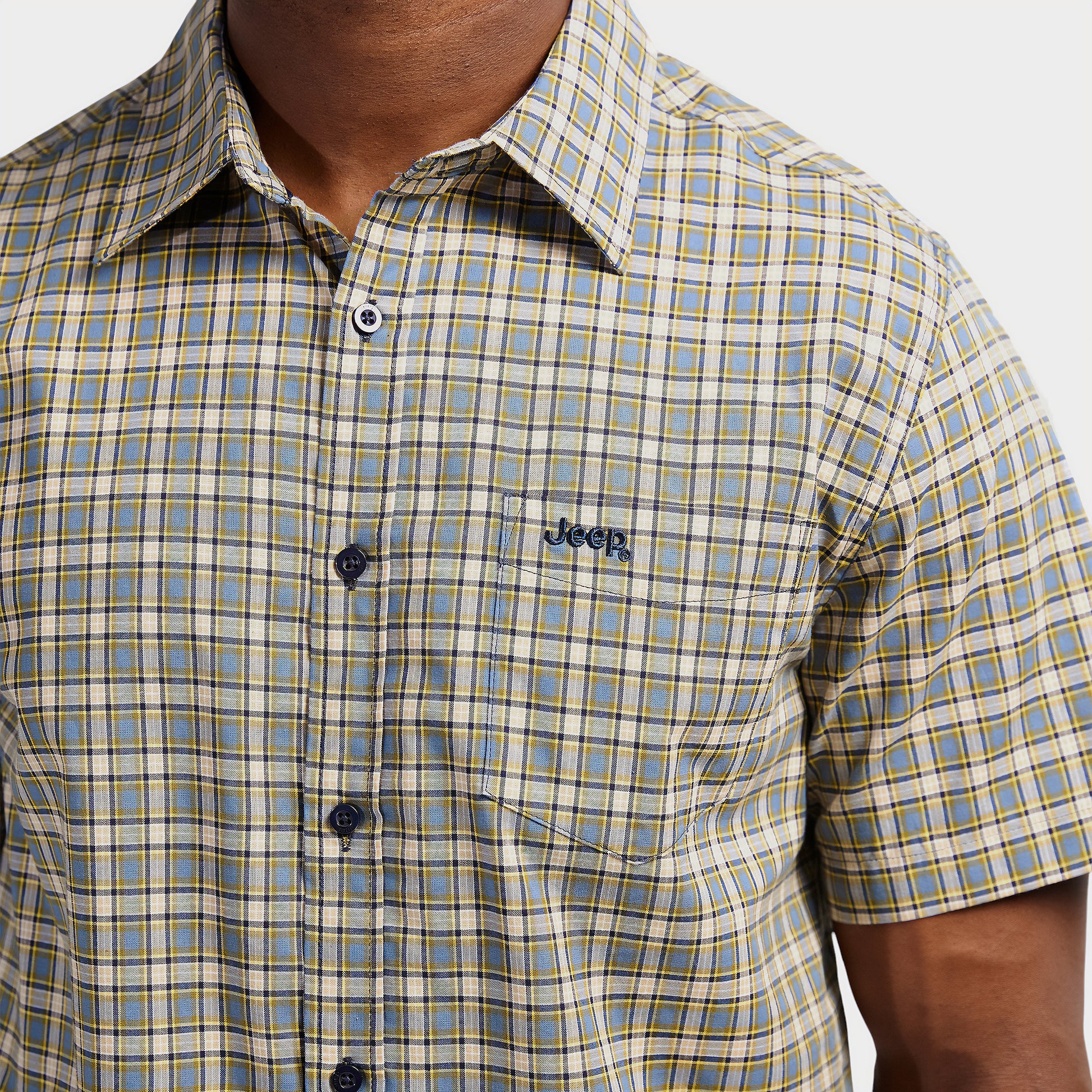 Classic Short Sleeve Check Shirt (5)