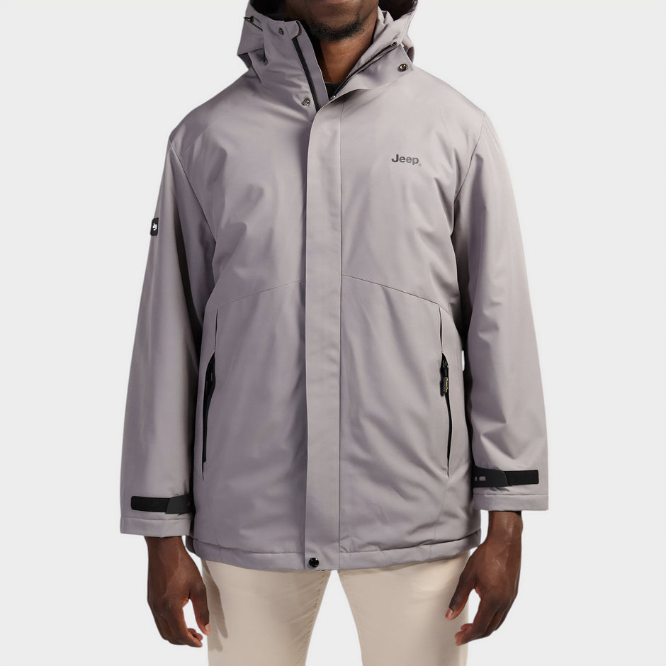 Geoze zipped high neck sweater (261 / M / JEEP)