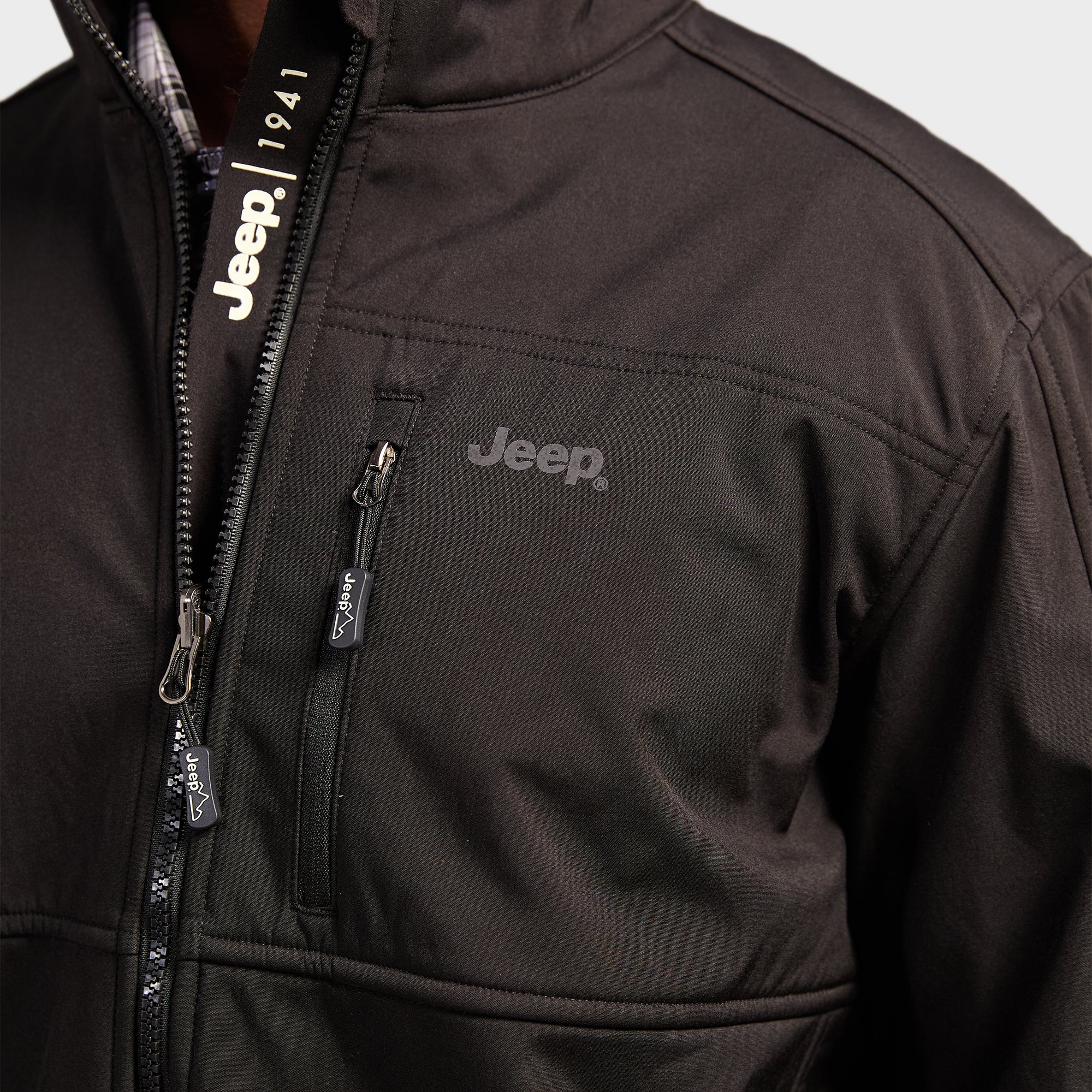 Funnel Neck Soft Shell Jacket