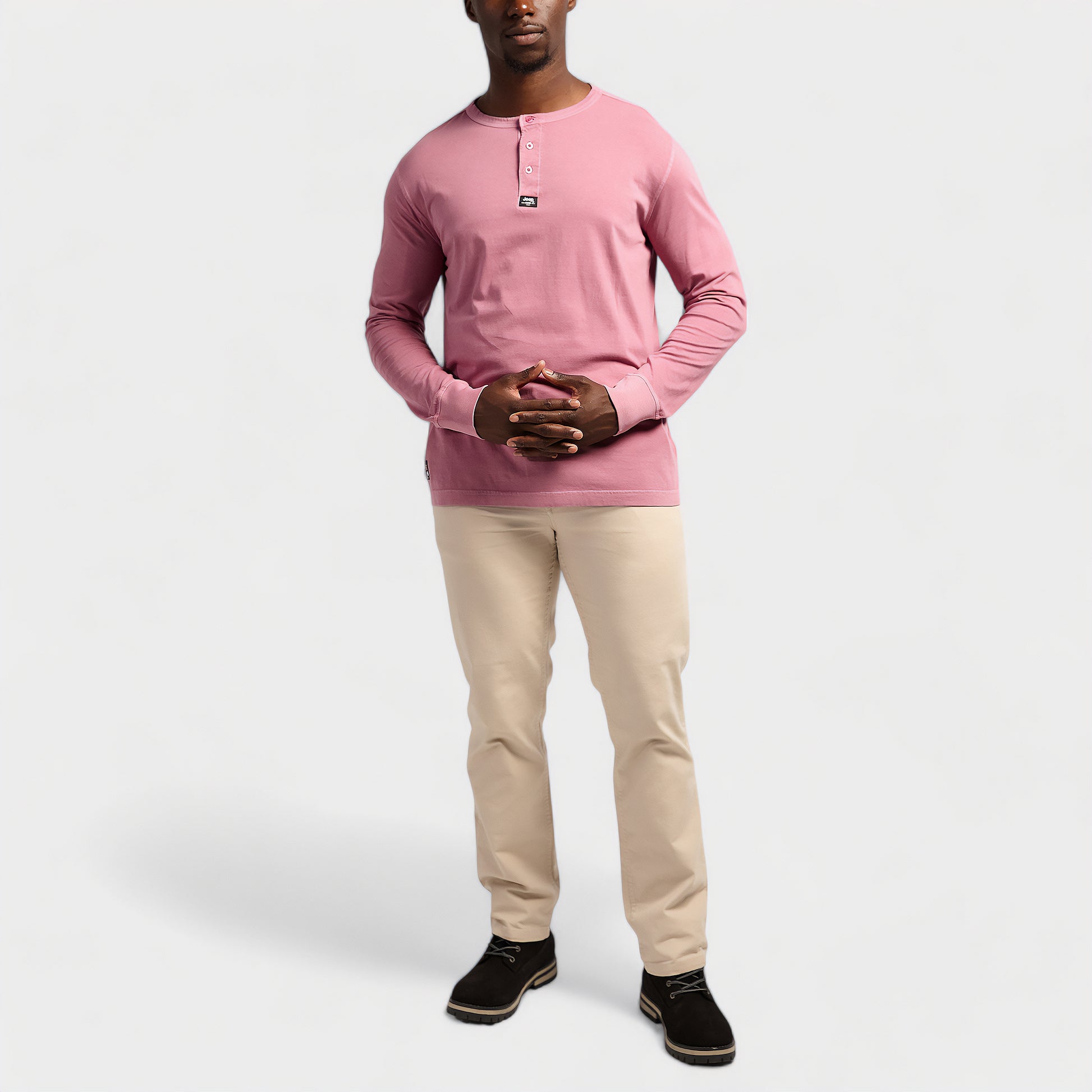 Long Sleeve Henley T-Shirt (3)