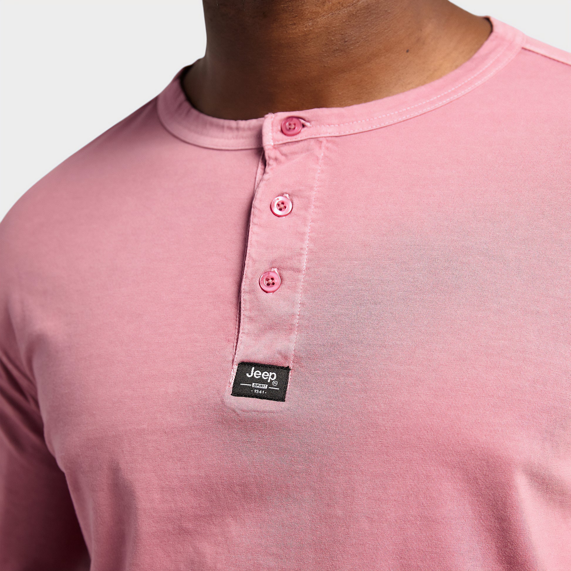 Long Sleeve Henley T-Shirt (4)